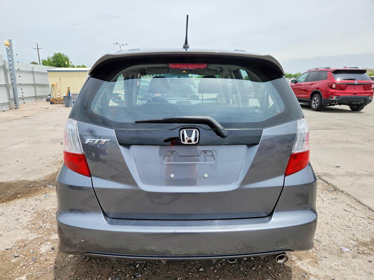 2013 Honda Fit Sport Gray vin: JHMGE8H54DC015635