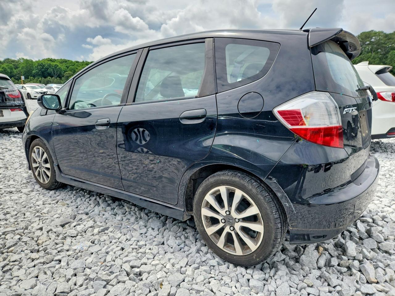 2013 Honda Fit Sport Black vin: JHMGE8H54DC018227