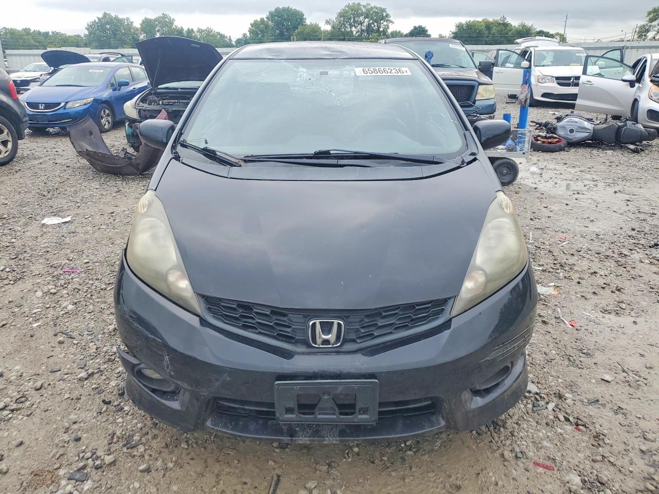 2013 Honda Fit Sport Black vin: JHMGE8H54DC022357
