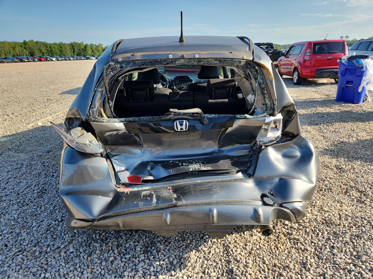 2013 Honda Fit Sport Gray vin: JHMGE8H54DC030314
