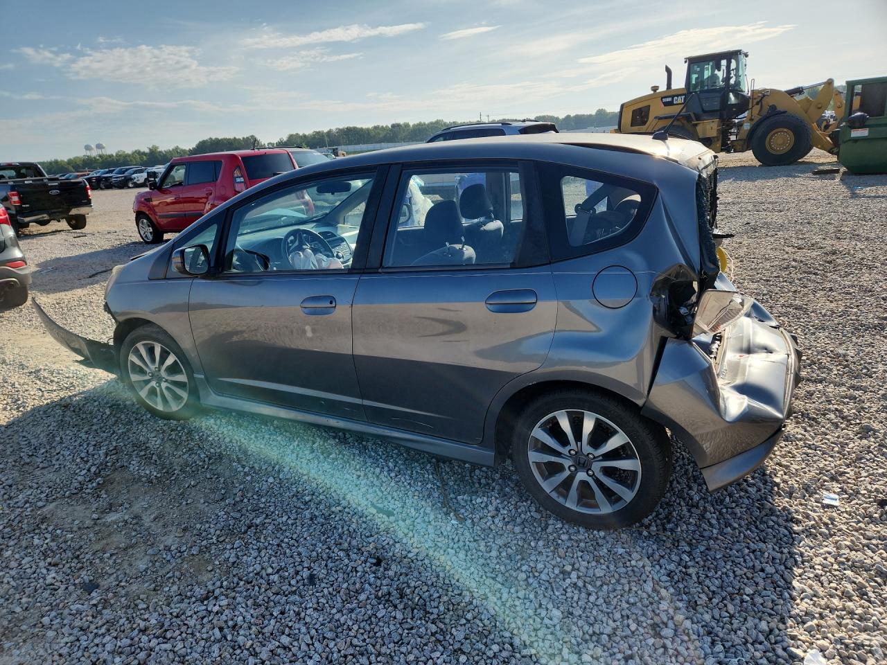 2013 Honda Fit Sport Gray vin: JHMGE8H54DC030314