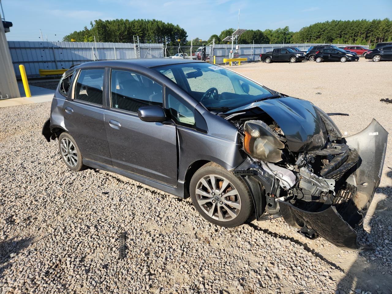 2013 Honda Fit Sport Gray vin: JHMGE8H54DC030314