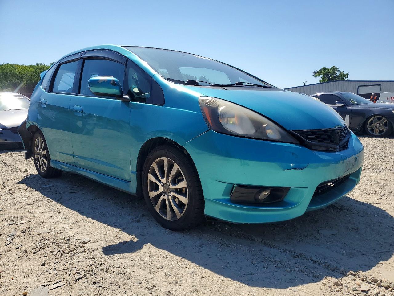2013 Honda Fit Sport Blue vin: JHMGE8H54DC031785