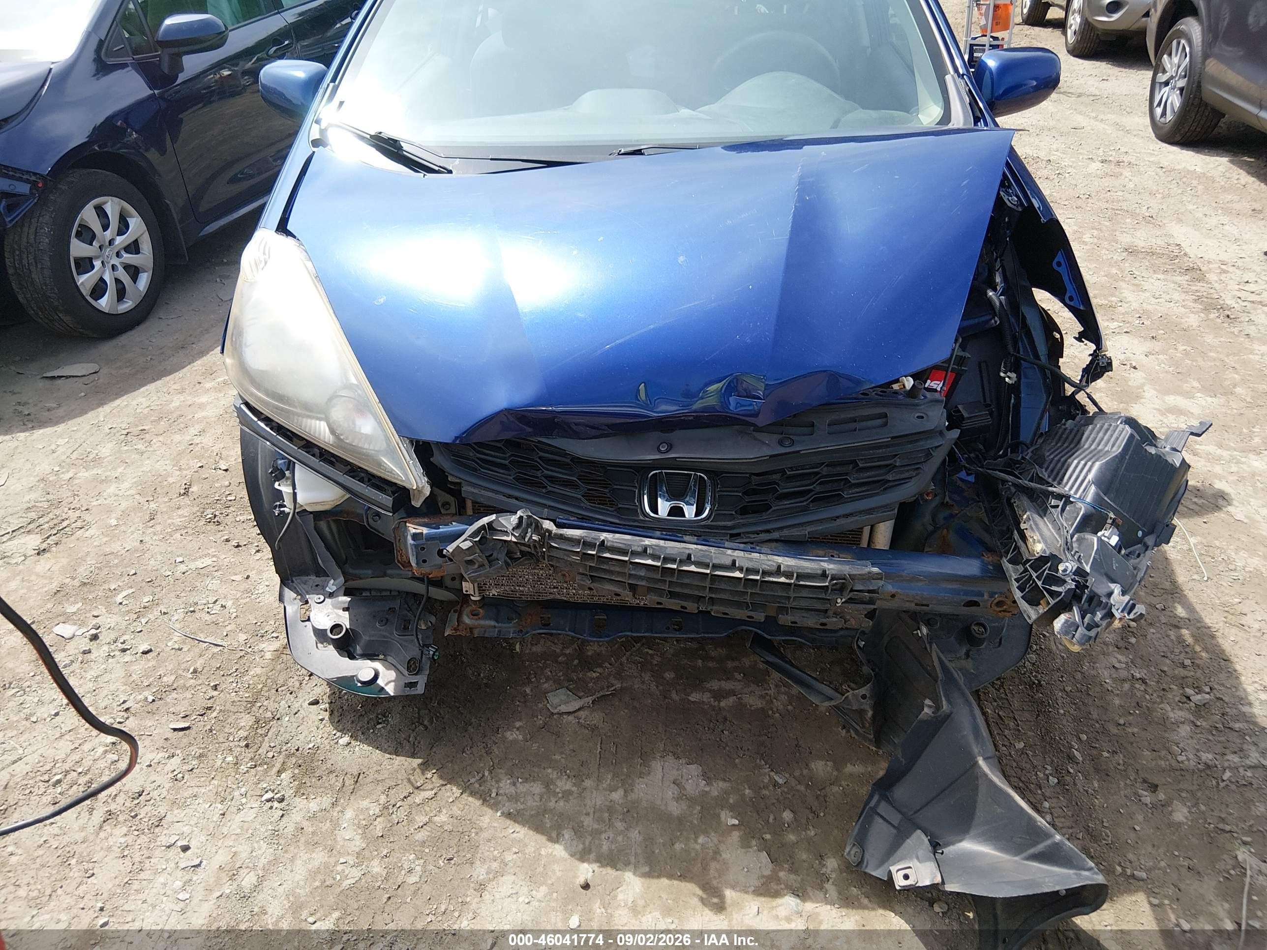 2013 Honda Fit Sport Blue vin: JHMGE8H54DC035402