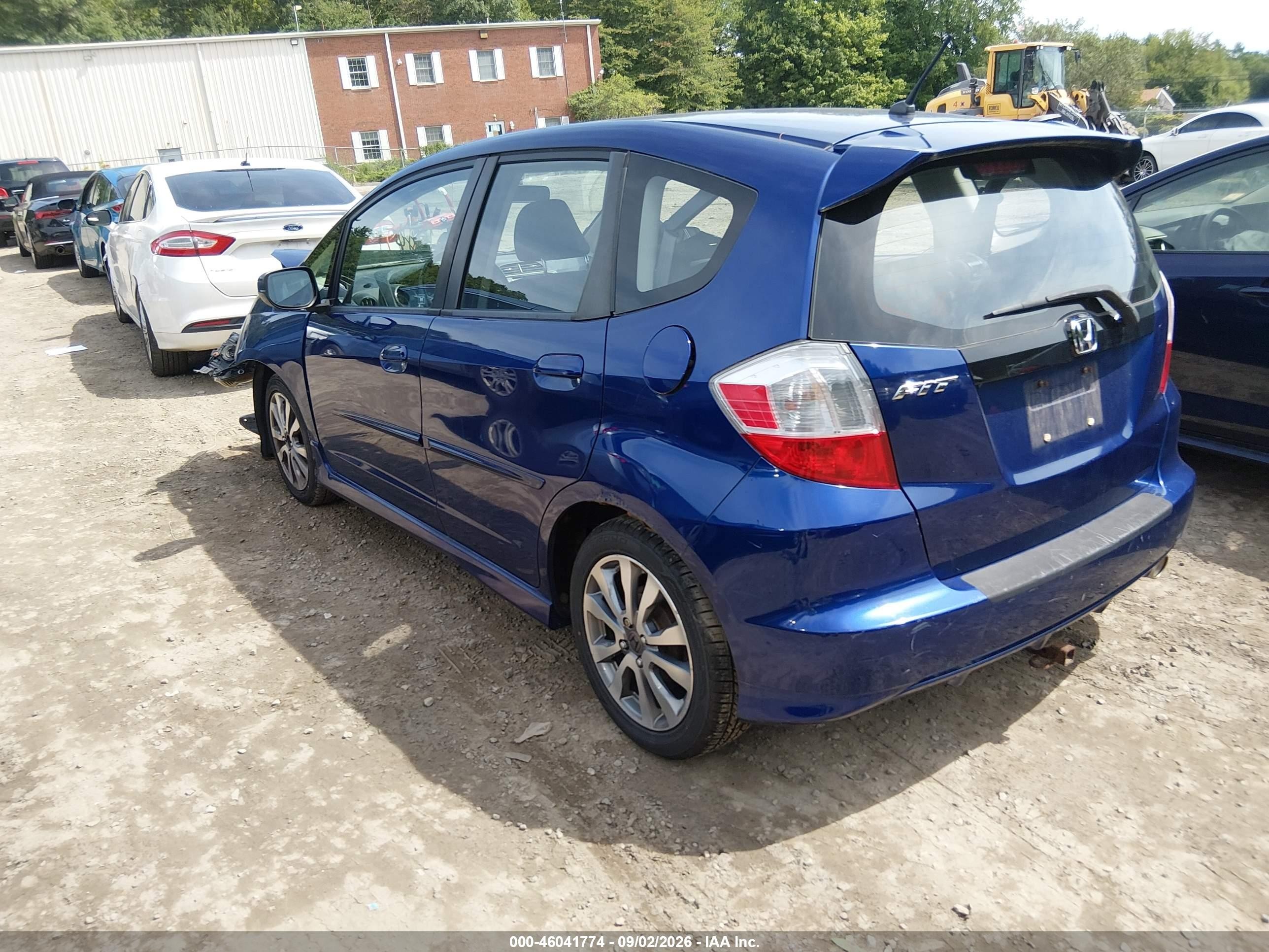 2013 Honda Fit Sport Blue vin: JHMGE8H54DC035402