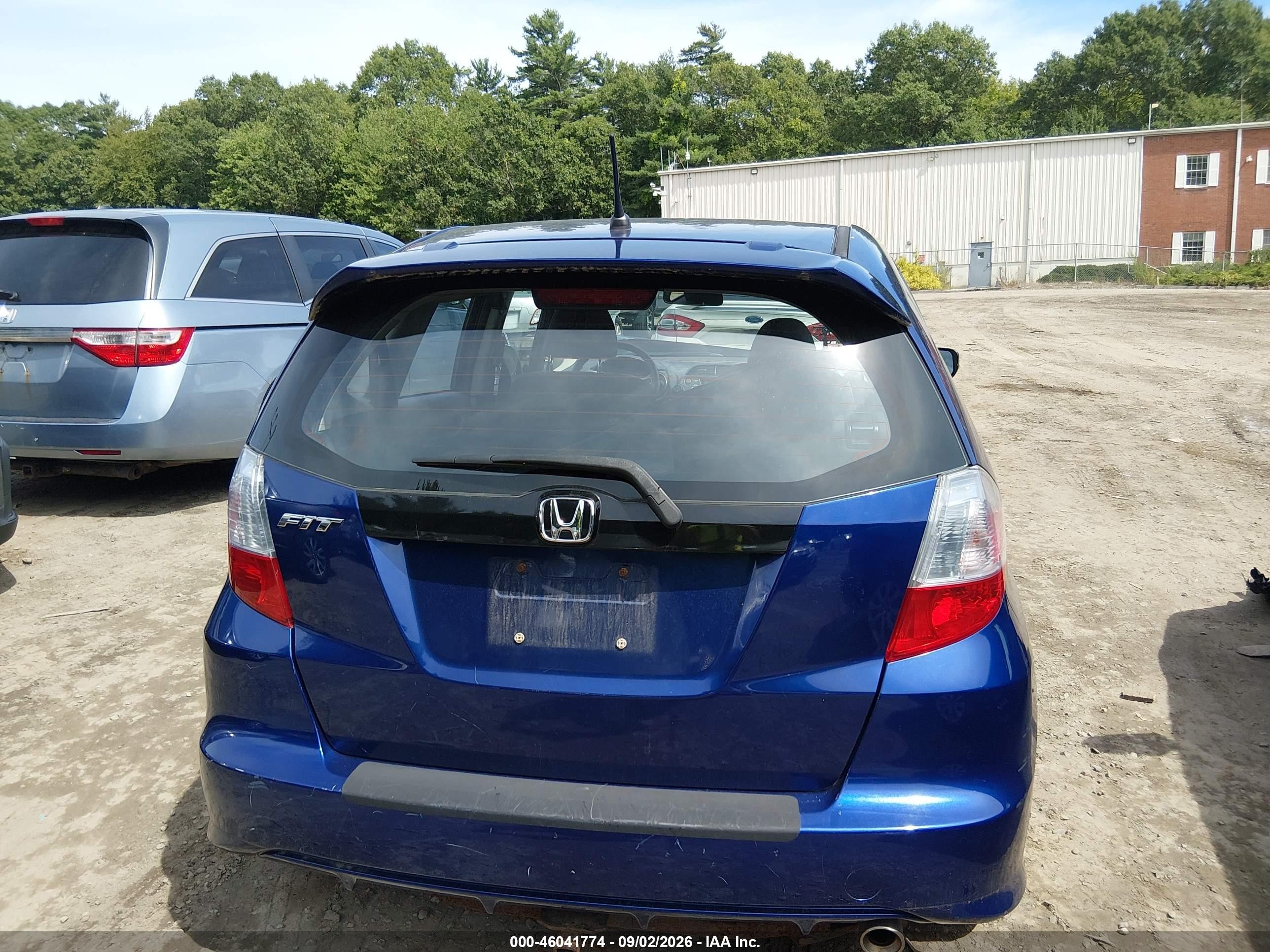 2013 Honda Fit Sport Blue vin: JHMGE8H54DC035402