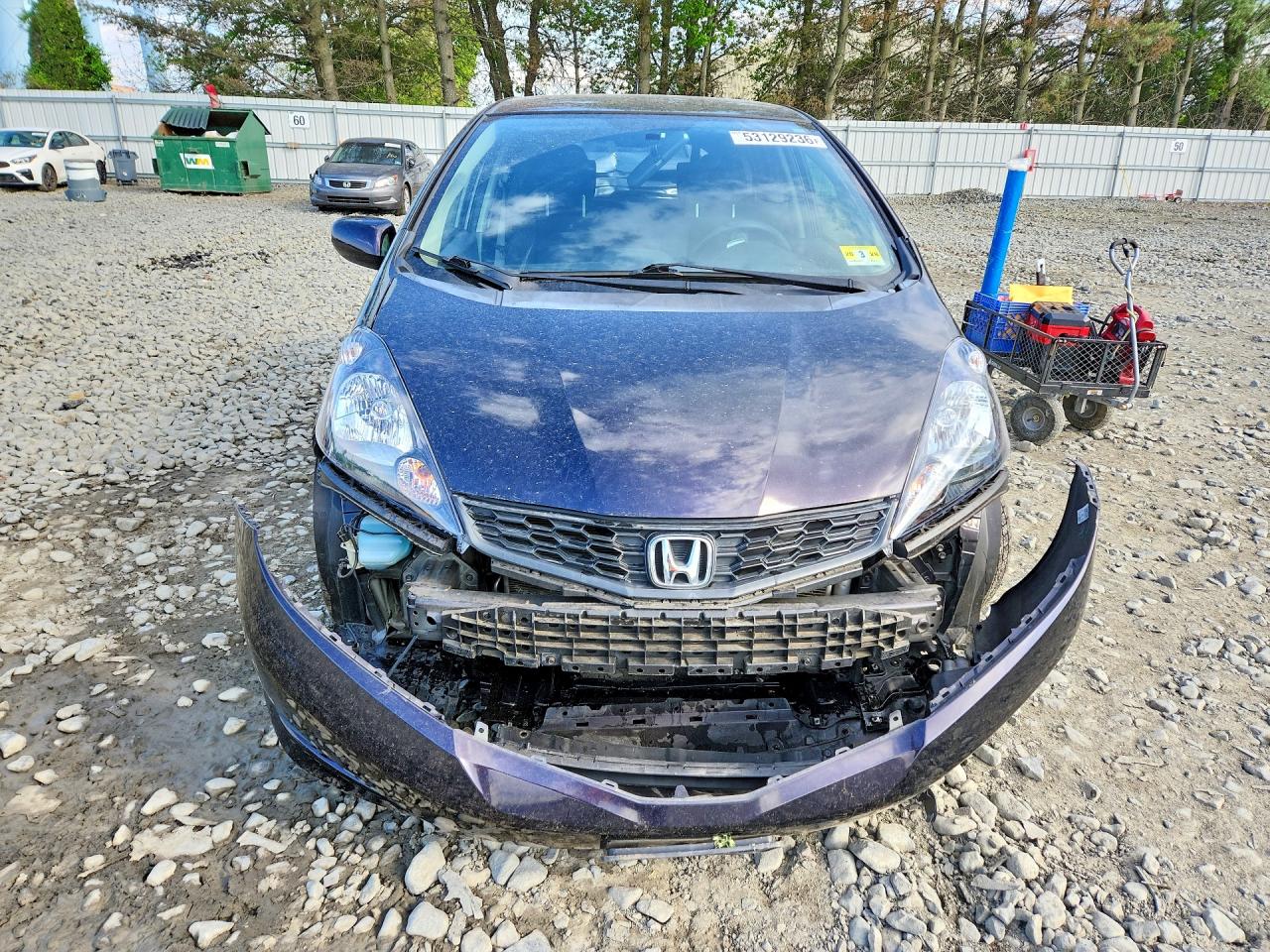 2013 Honda Fit Sport Purple vin: JHMGE8H54DC045153