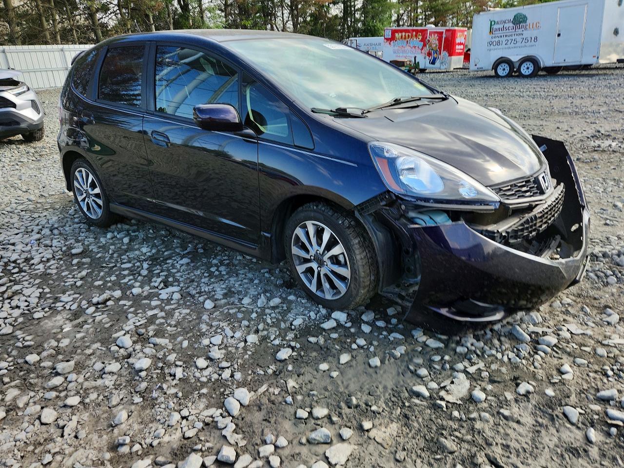 2013 Honda Fit Sport Purple vin: JHMGE8H54DC045153