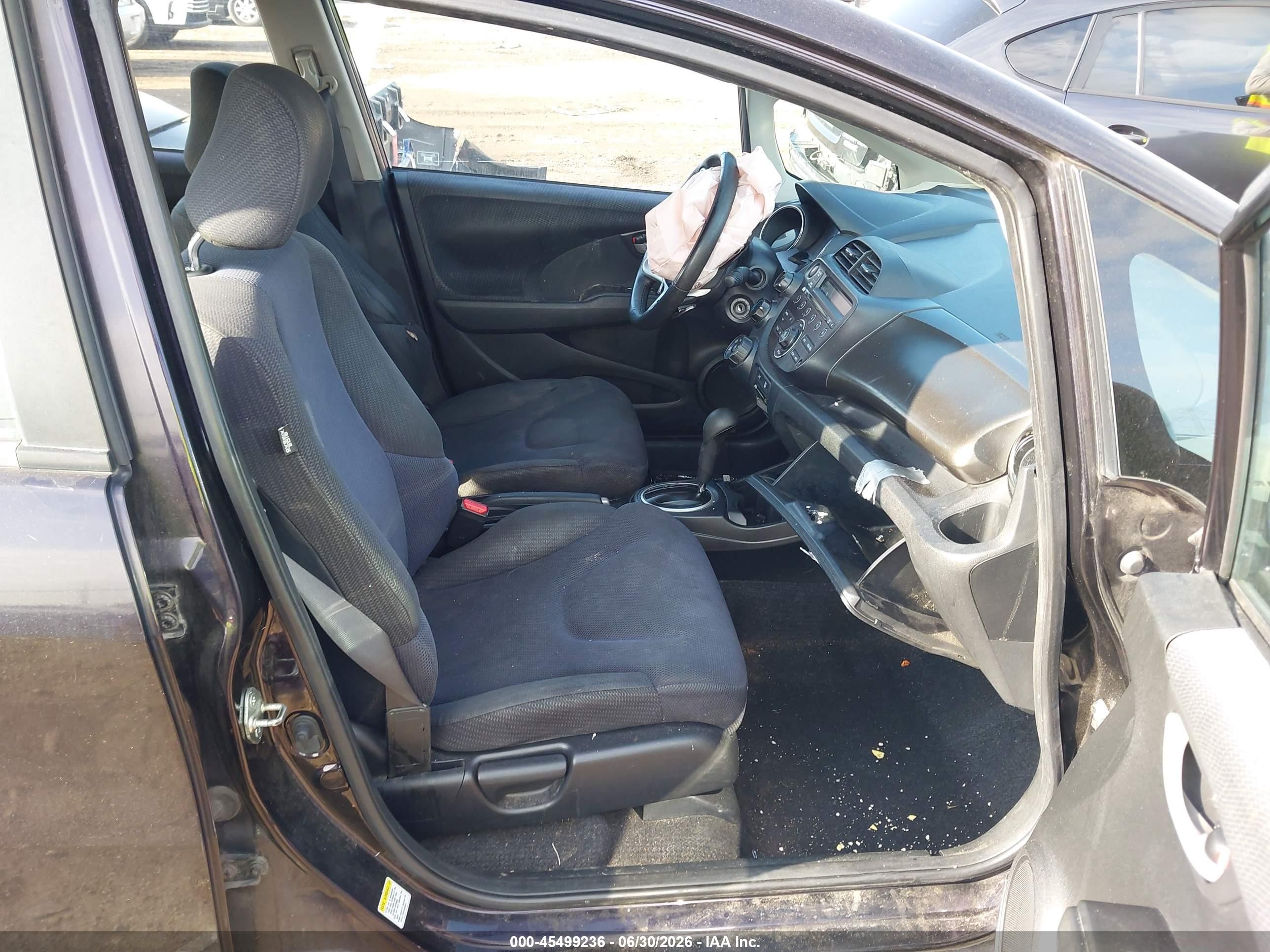 2013 Honda Fit Sport Черный vin: JHMGE8H54DC049476