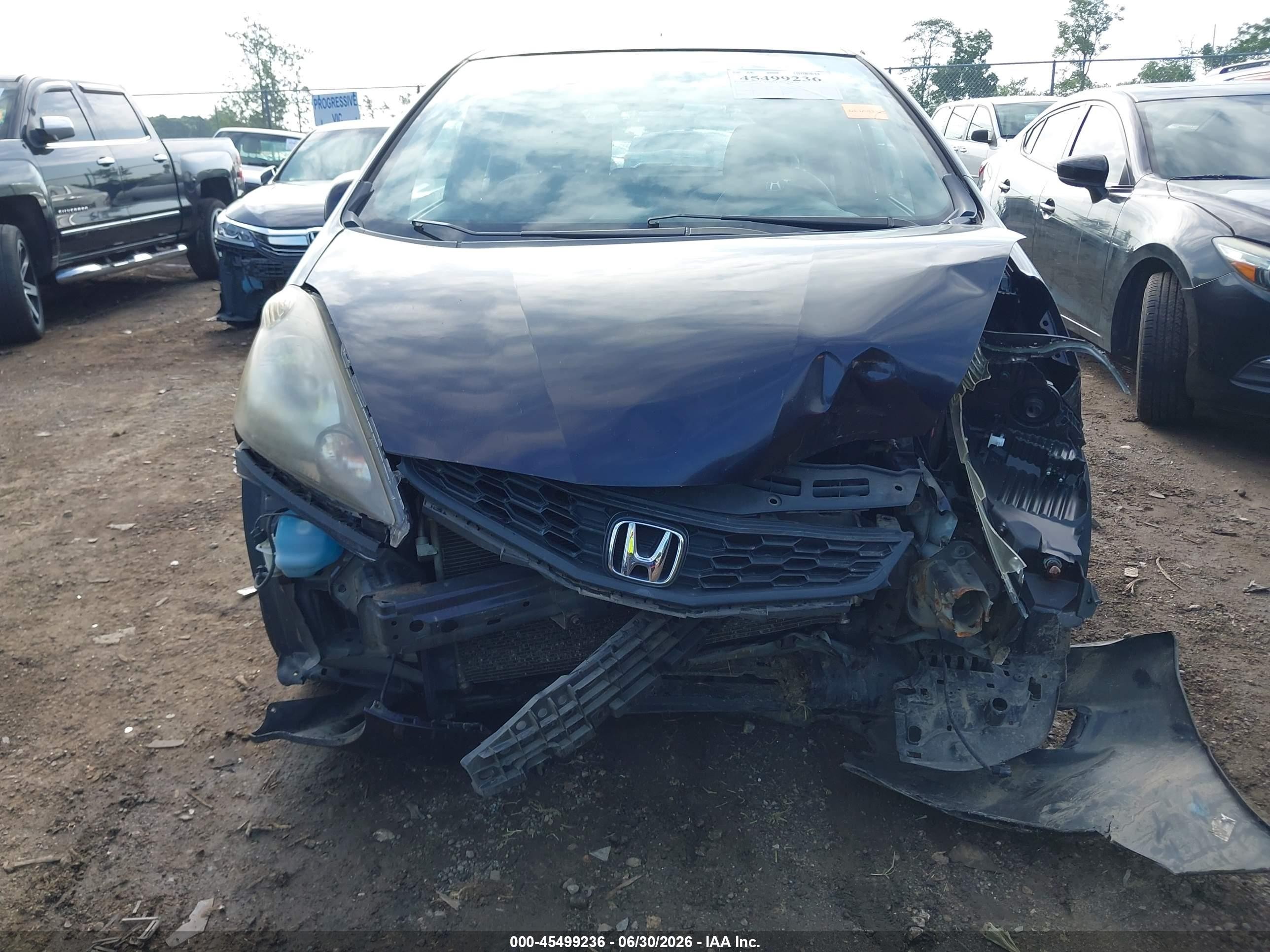 2013 Honda Fit Sport Черный vin: JHMGE8H54DC049476