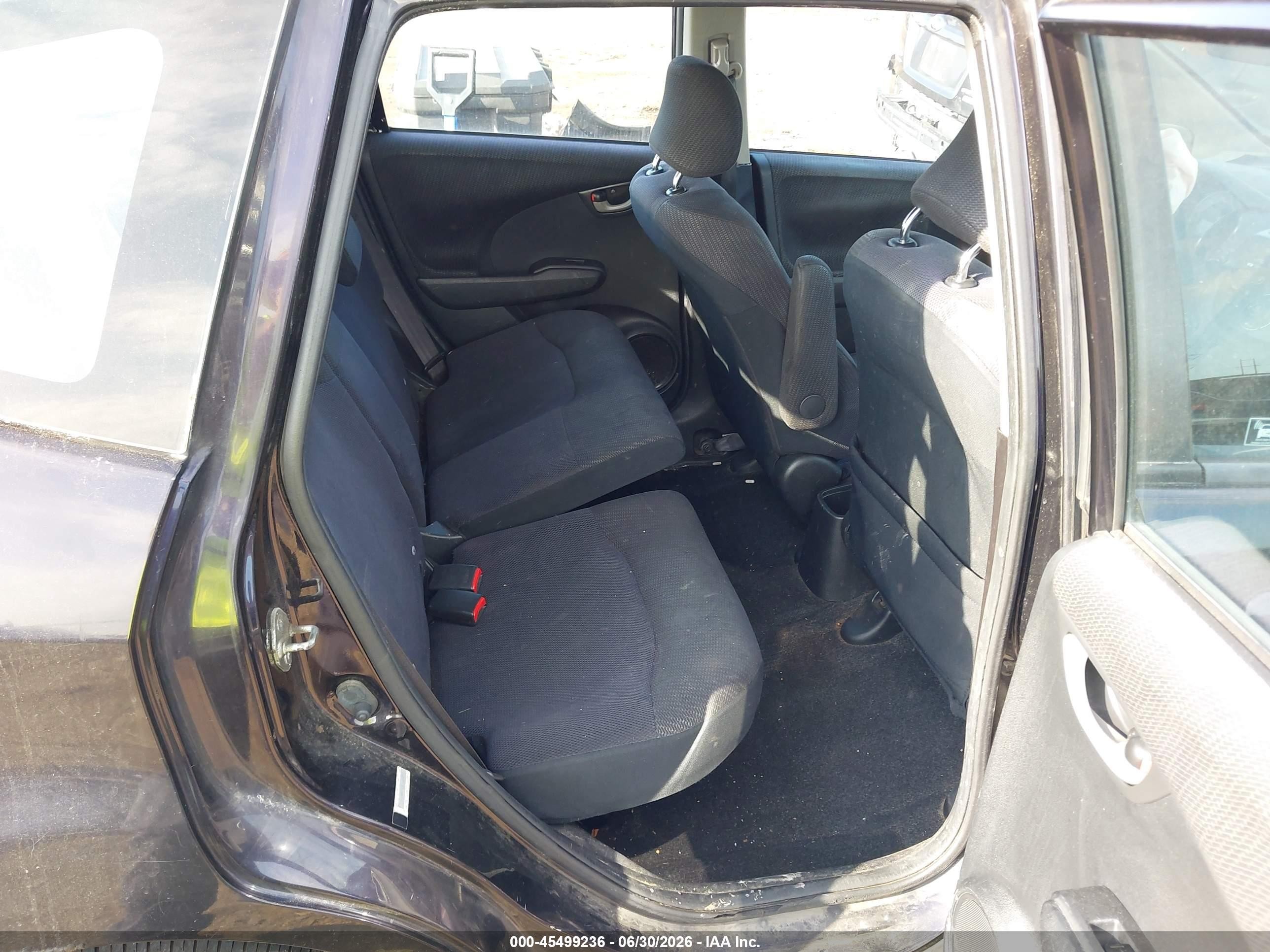 2013 Honda Fit Sport Черный vin: JHMGE8H54DC049476