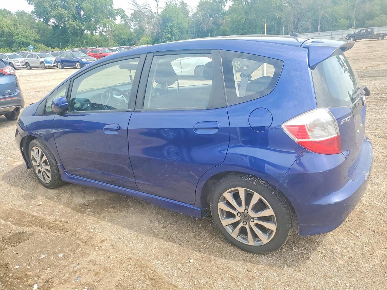 2013 Honda Fit Sport Blue vin: JHMGE8H54DC054662