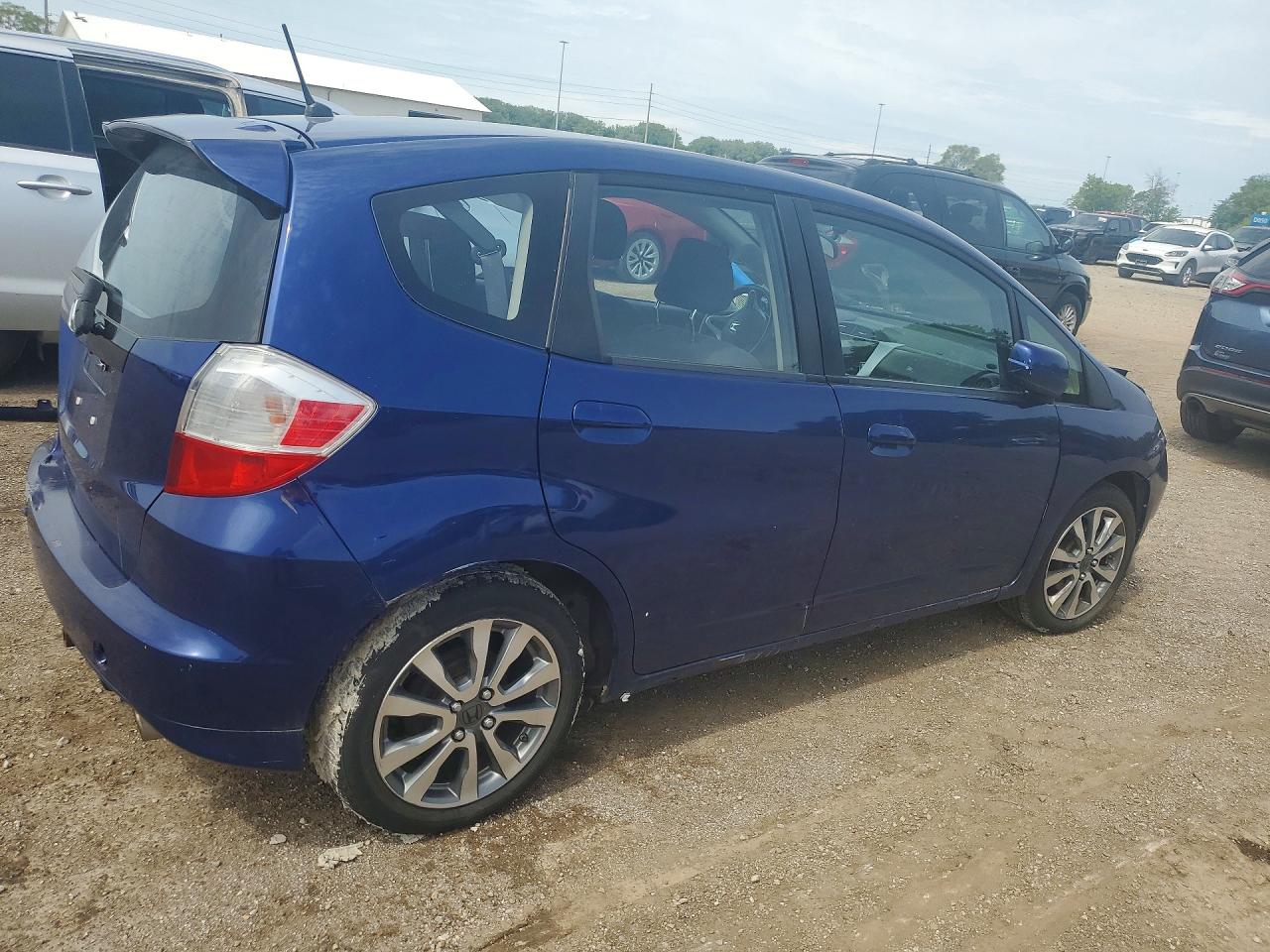 2013 Honda Fit Sport Blue vin: JHMGE8H54DC054662