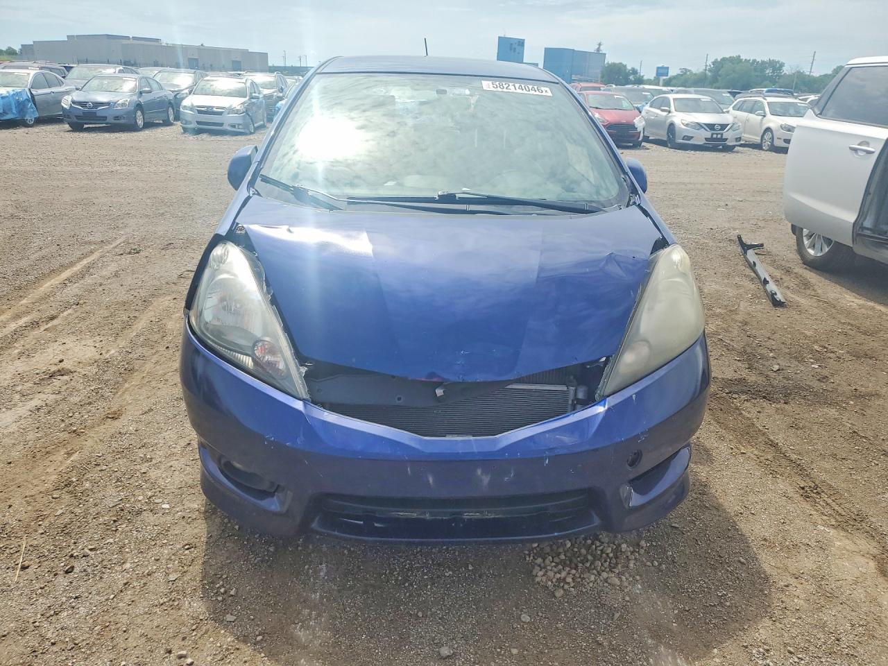 2013 Honda Fit Sport Blue vin: JHMGE8H54DC054662