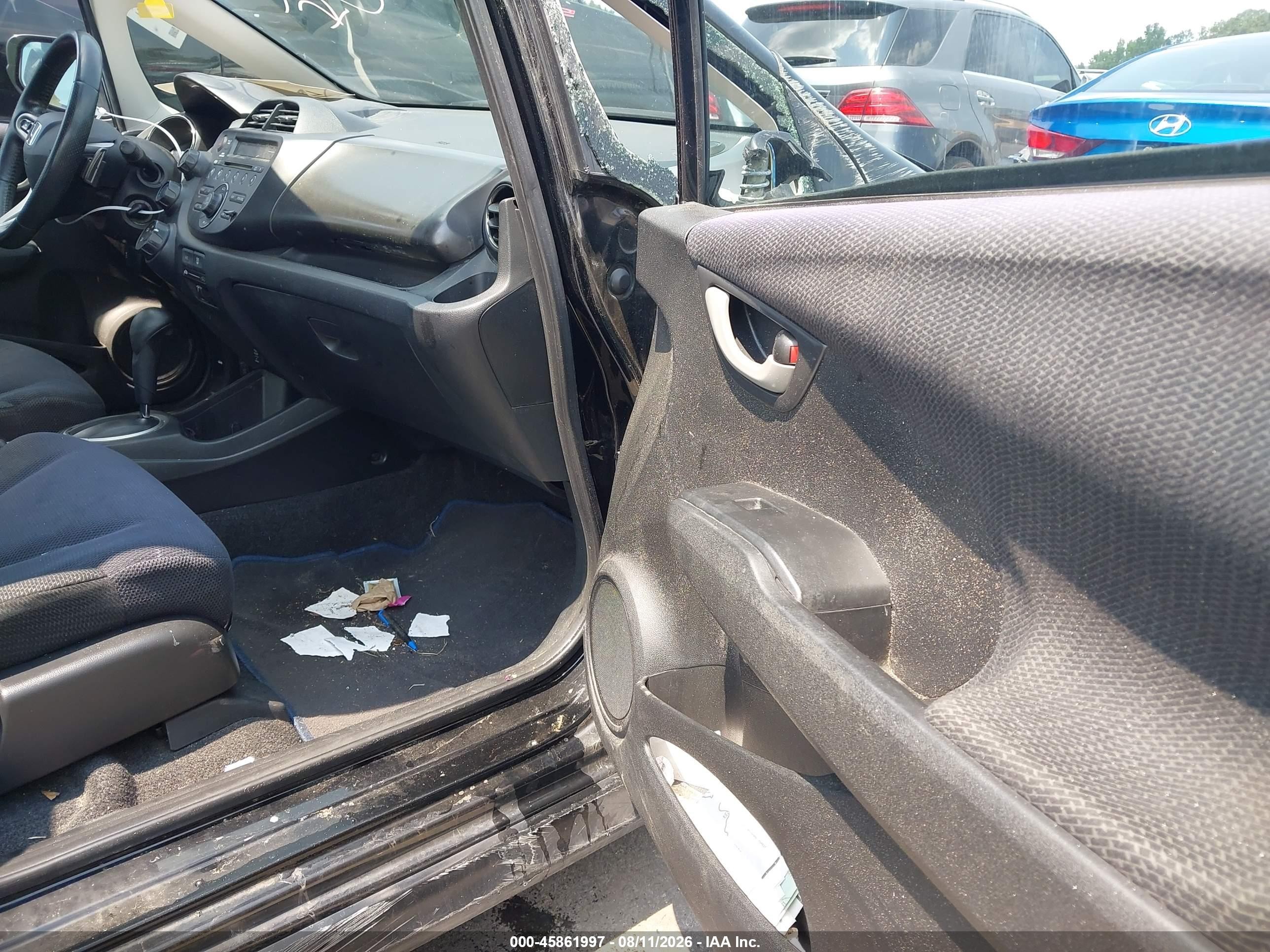 2013 Honda Fit Sport Black vin: JHMGE8H54DC060591