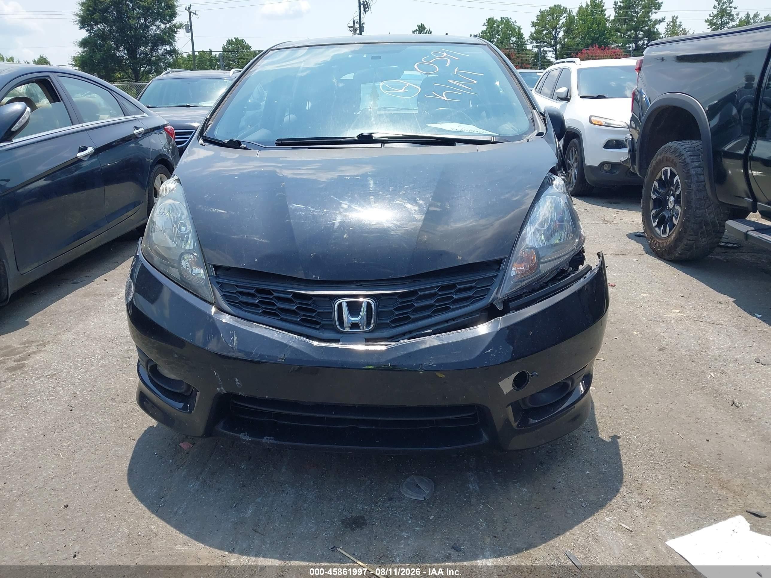 2013 Honda Fit Sport Black vin: JHMGE8H54DC060591