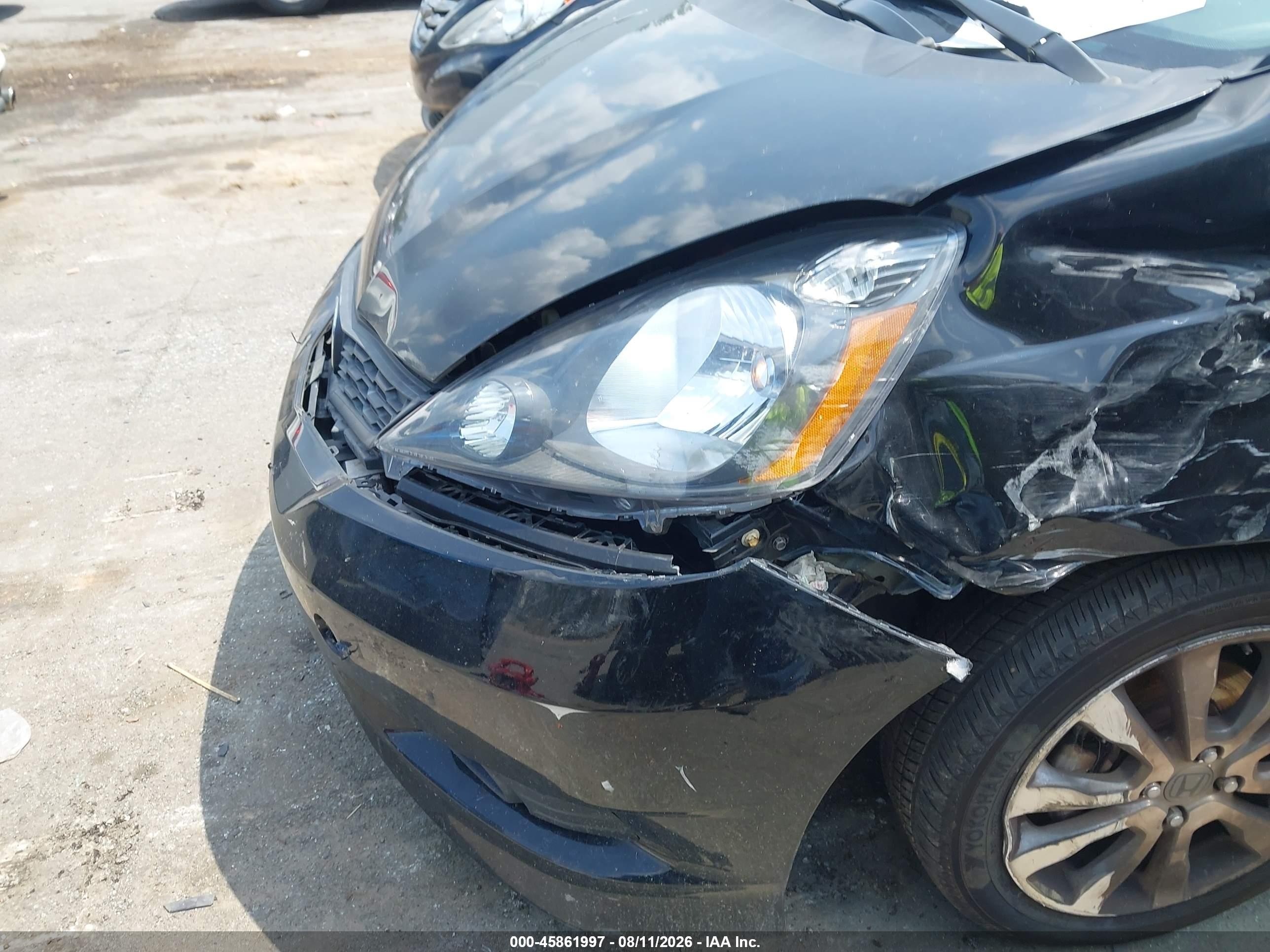 2013 Honda Fit Sport Black vin: JHMGE8H54DC060591