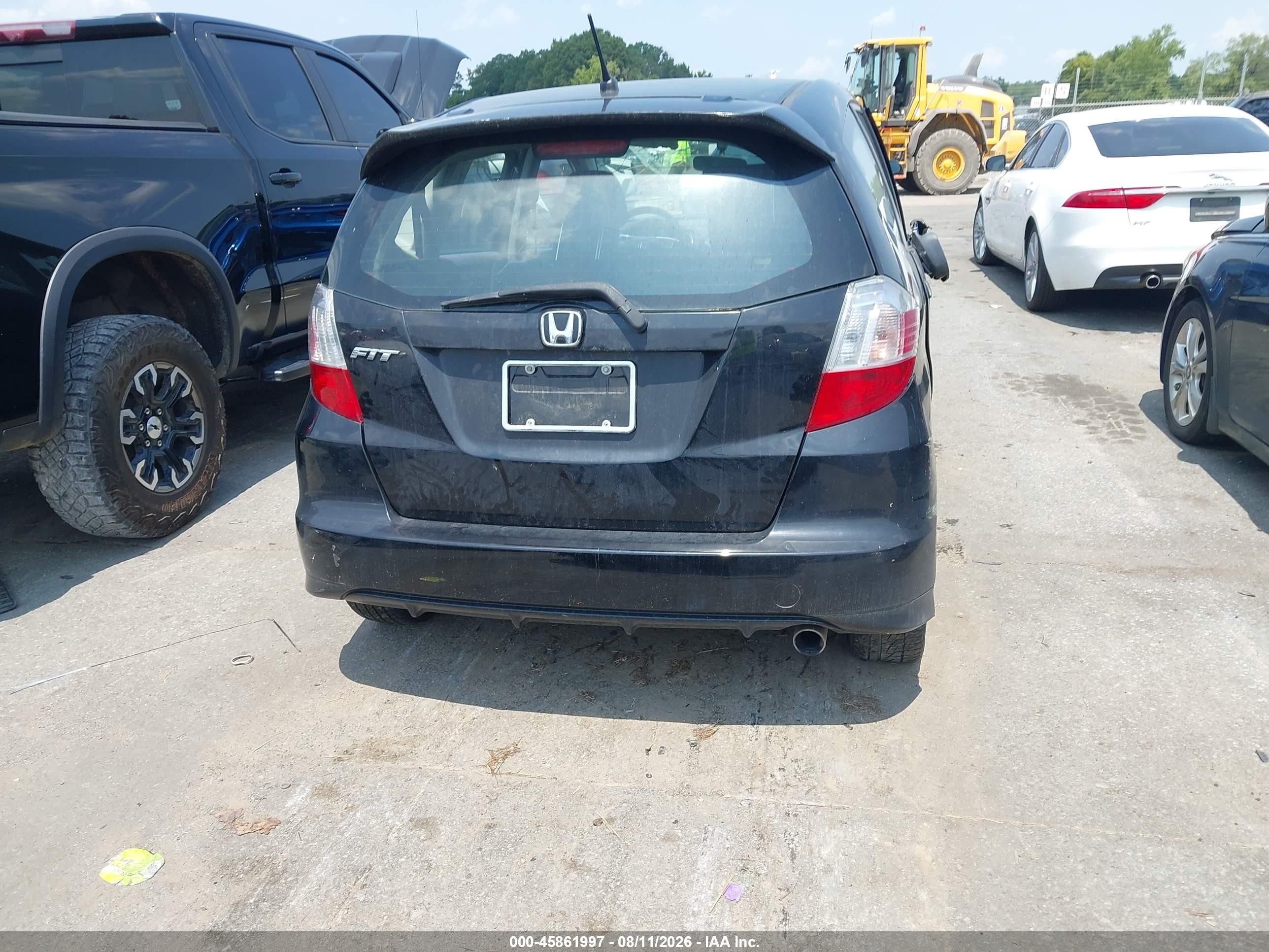 2013 Honda Fit Sport Black vin: JHMGE8H54DC060591