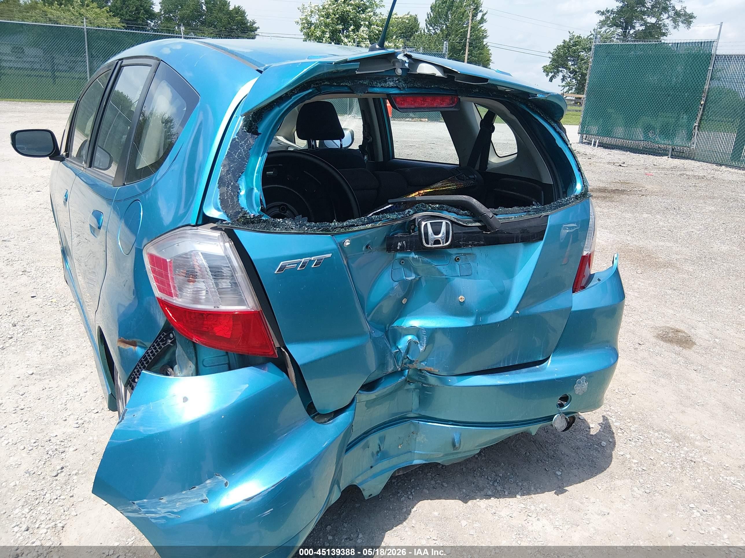 2013 Honda Fit Sport Blue vin: JHMGE8H54DC062437