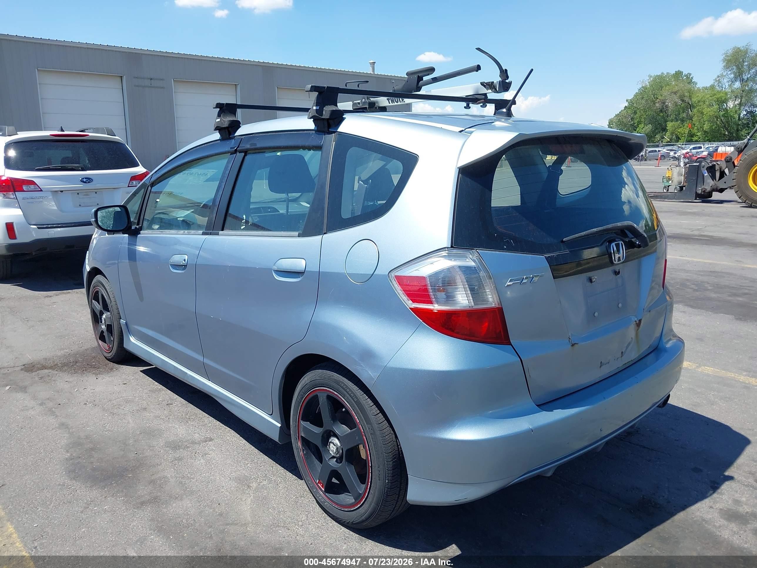 2011 Honda Fit Sport Light Blue vin: JHMGE8H55BC009307