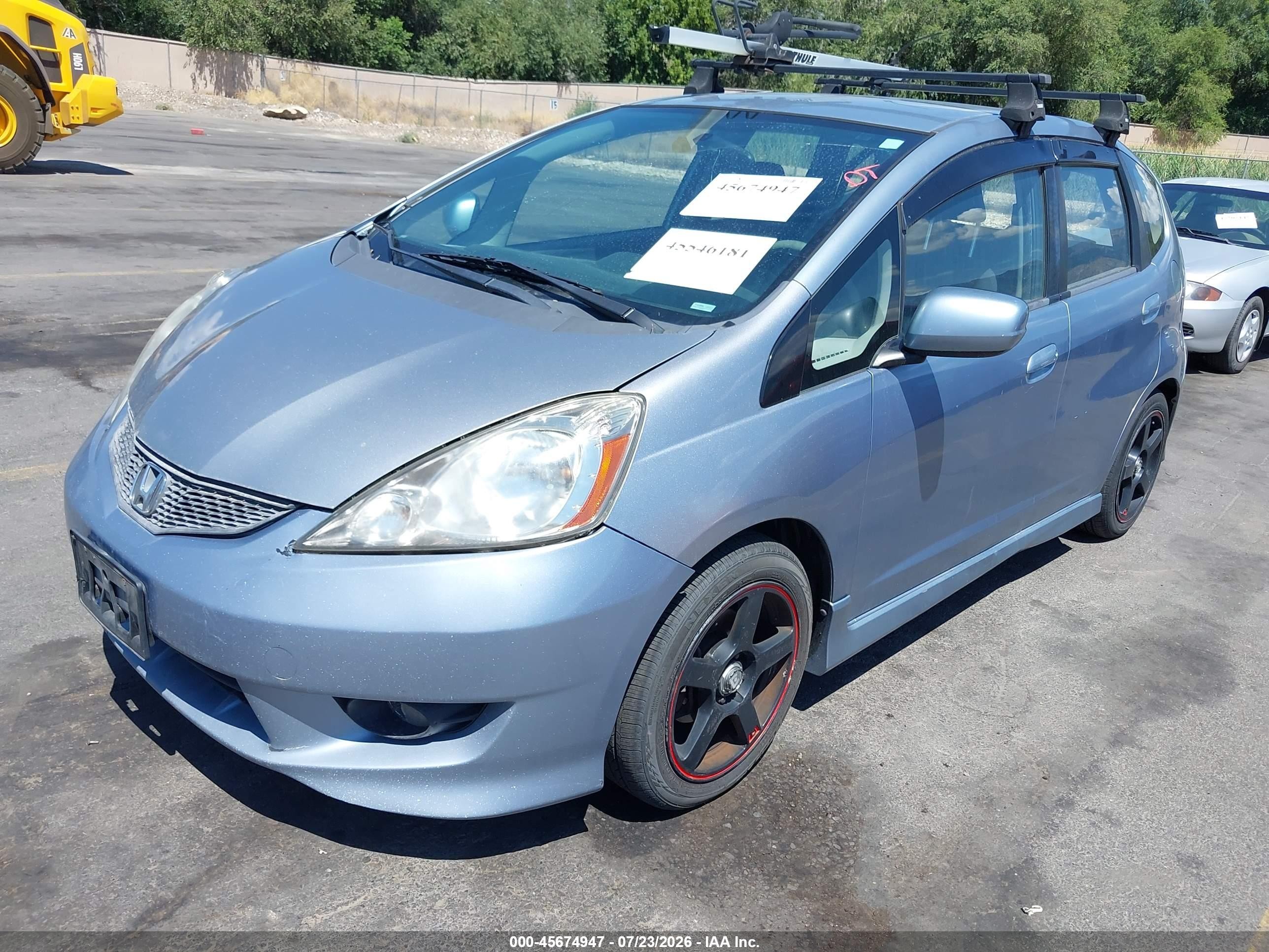 2011 Honda Fit Sport Light Blue vin: JHMGE8H55BC009307