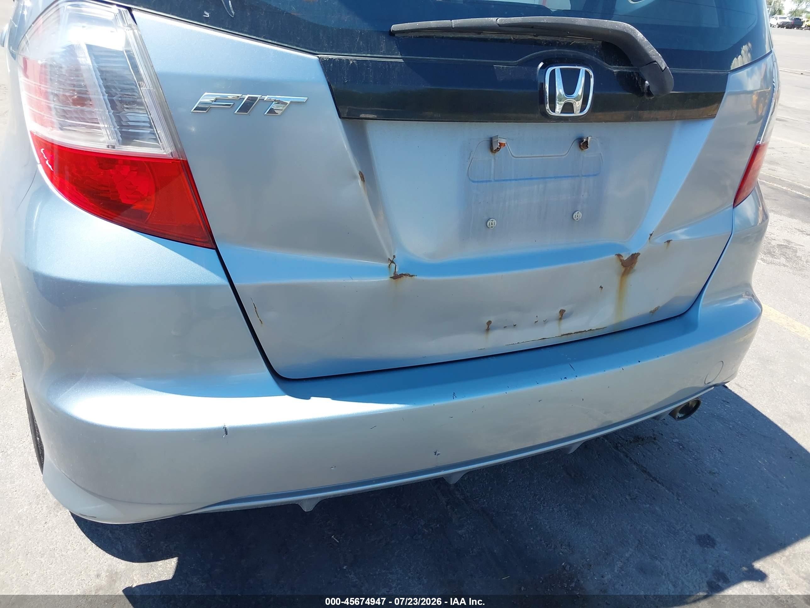 2011 Honda Fit Sport Light Blue vin: JHMGE8H55BC009307