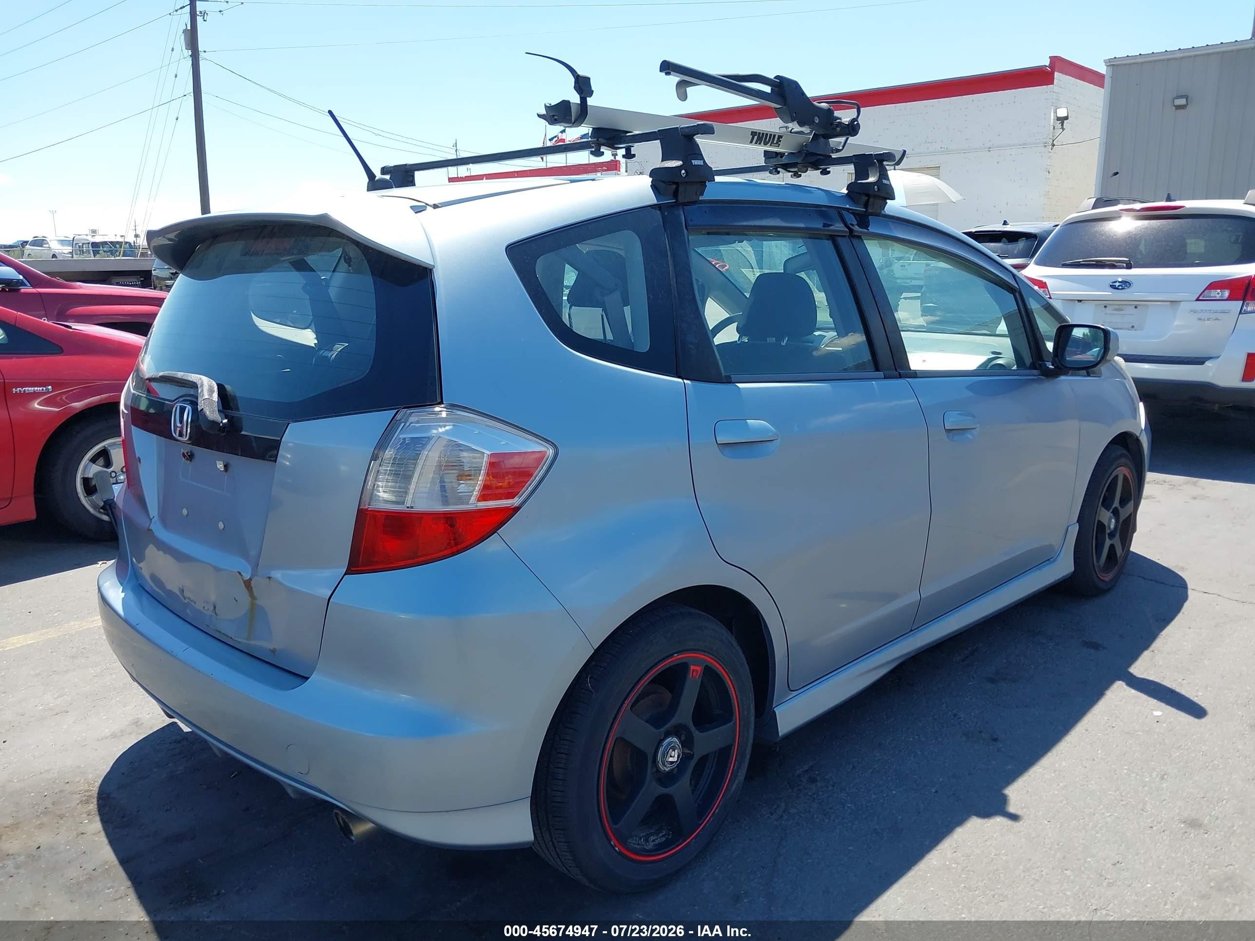 2011 Honda Fit Sport Light Blue vin: JHMGE8H55BC009307