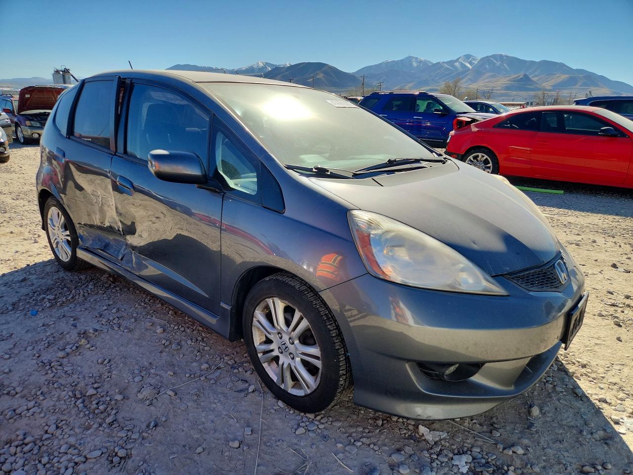 2011 Honda Fit Sport Gray vin: JHMGE8H55BC011915