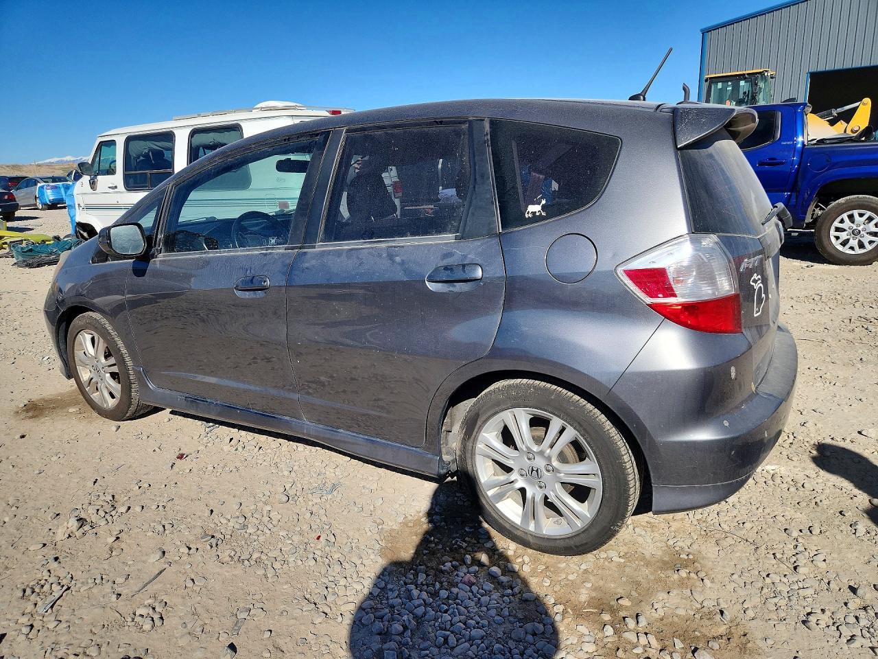 2011 Honda Fit Sport Gray vin: JHMGE8H55BC011915