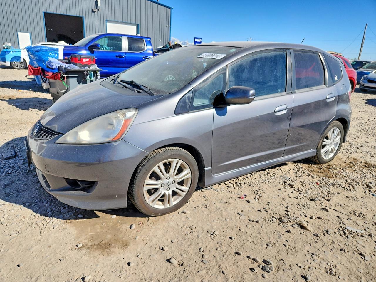 2011 Honda Fit Sport Gray vin: JHMGE8H55BC011915