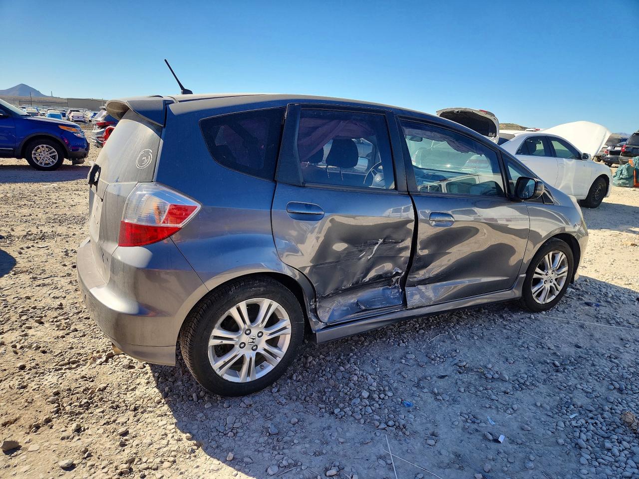 2011 Honda Fit Sport Gray vin: JHMGE8H55BC011915