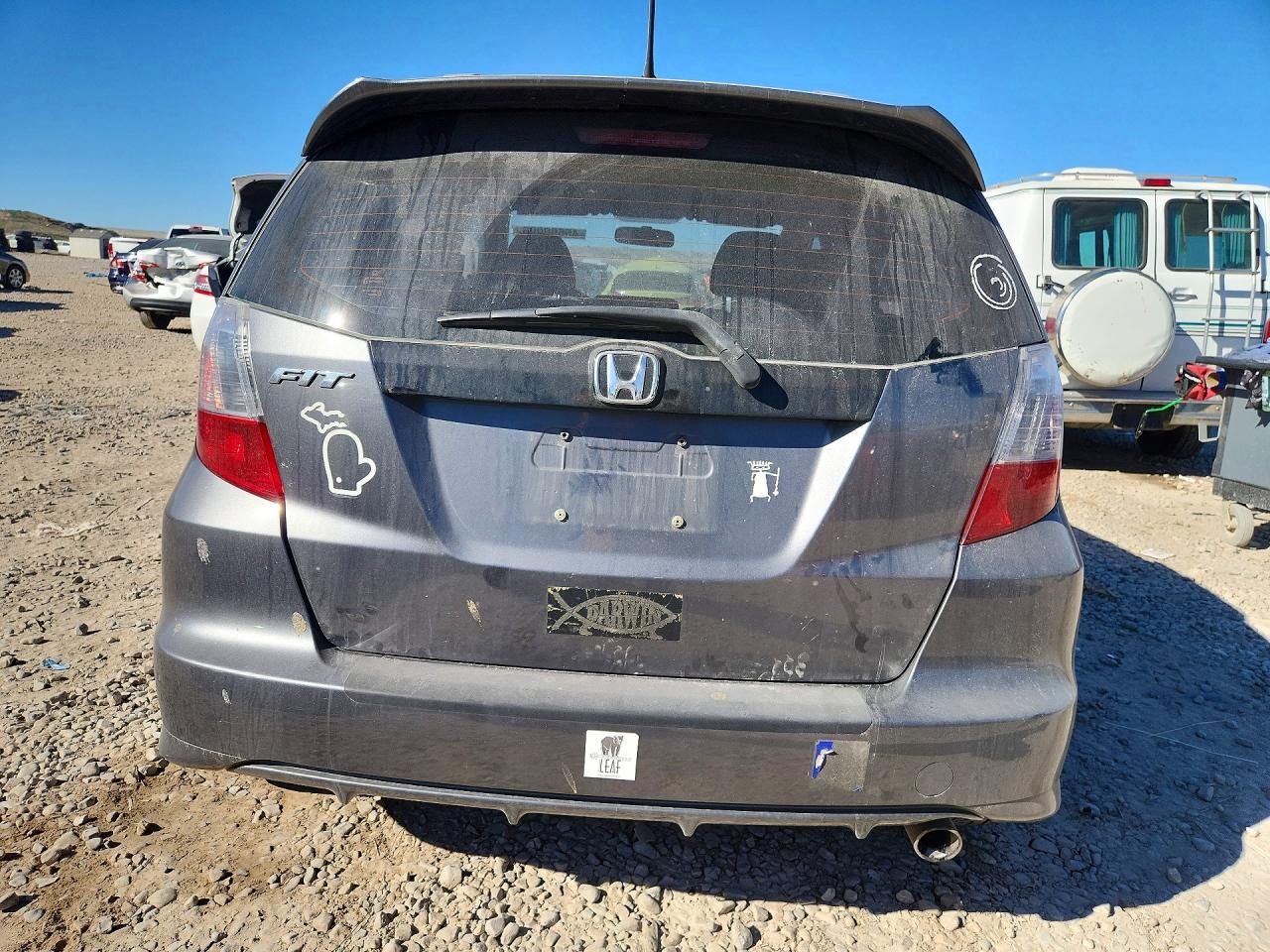 2011 Honda Fit Sport Gray vin: JHMGE8H55BC011915