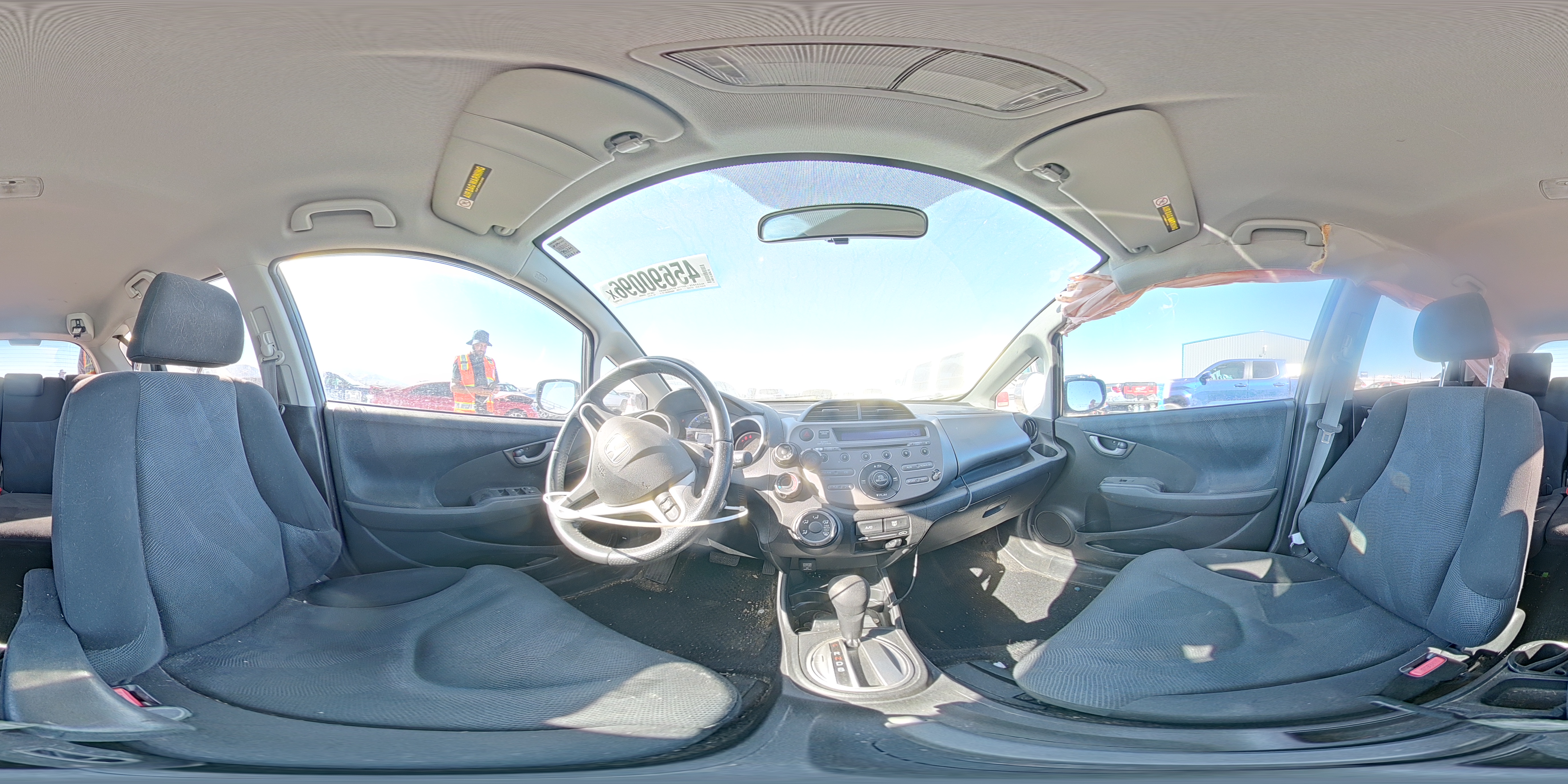 2011 Honda Fit Sport Gray vin: JHMGE8H55BC011915