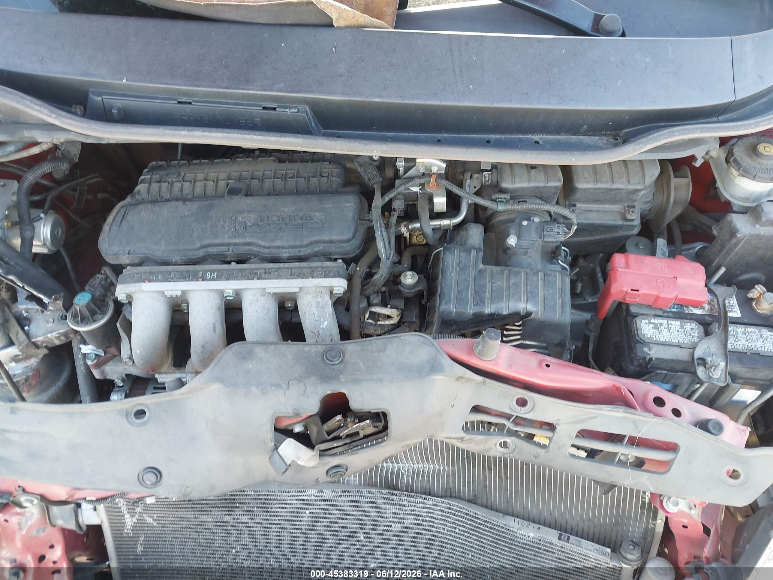 2011 Honda Fit Sport Red vin: JHMGE8H55BS003562