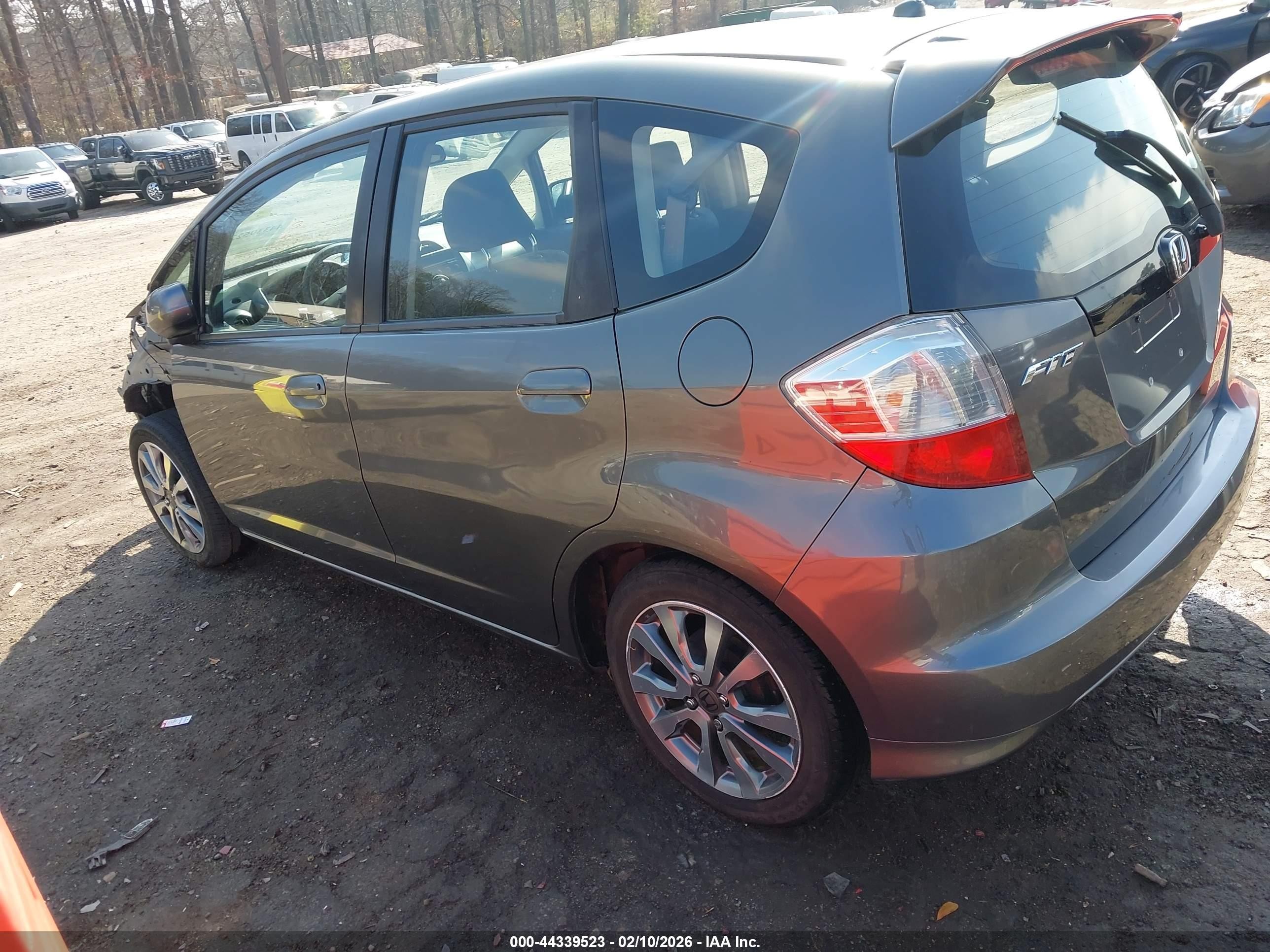 2012 Honda Fit Sport Gray vin: JHMGE8H55CC012452