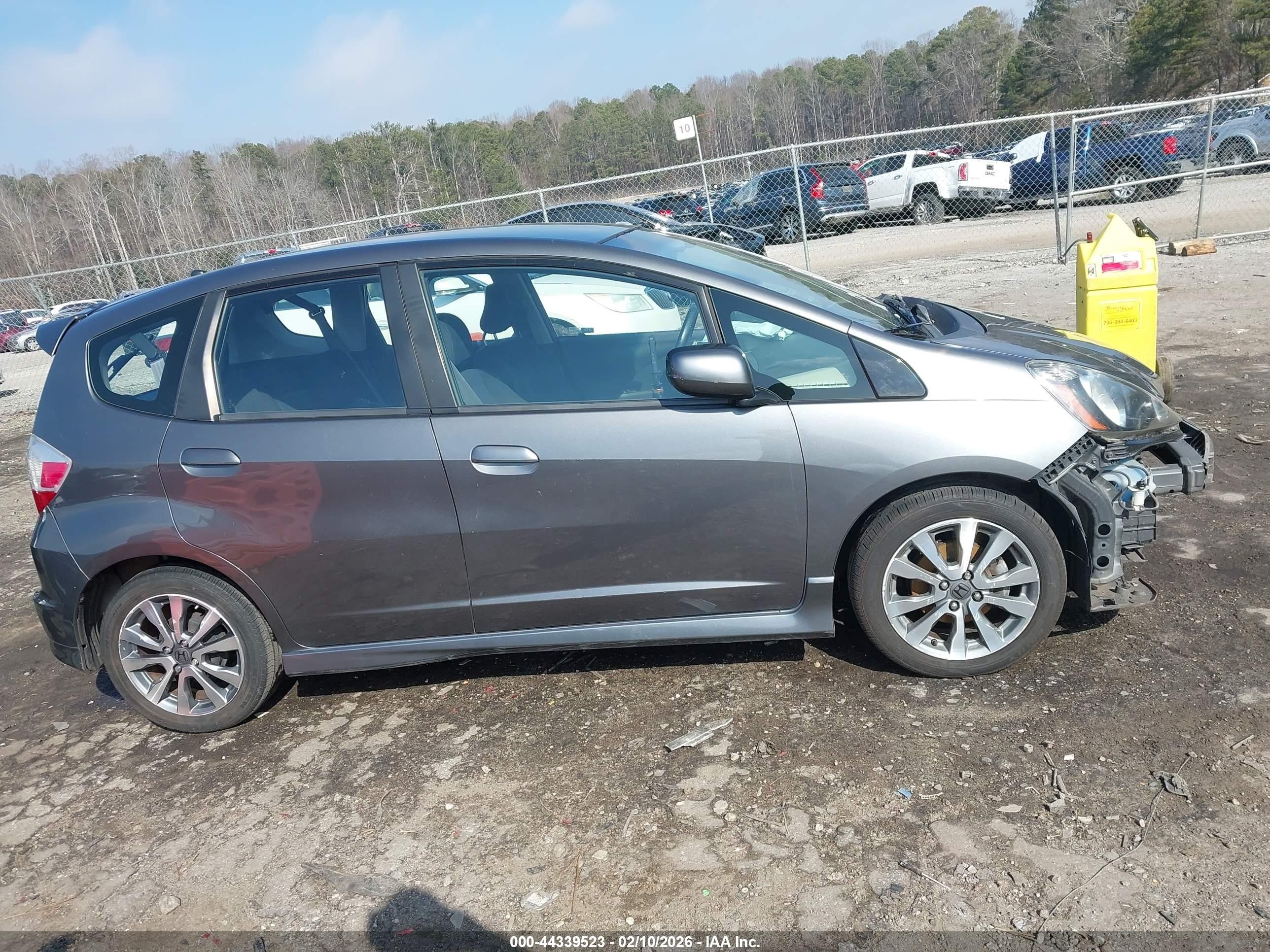 2012 Honda Fit Sport Gray vin: JHMGE8H55CC012452