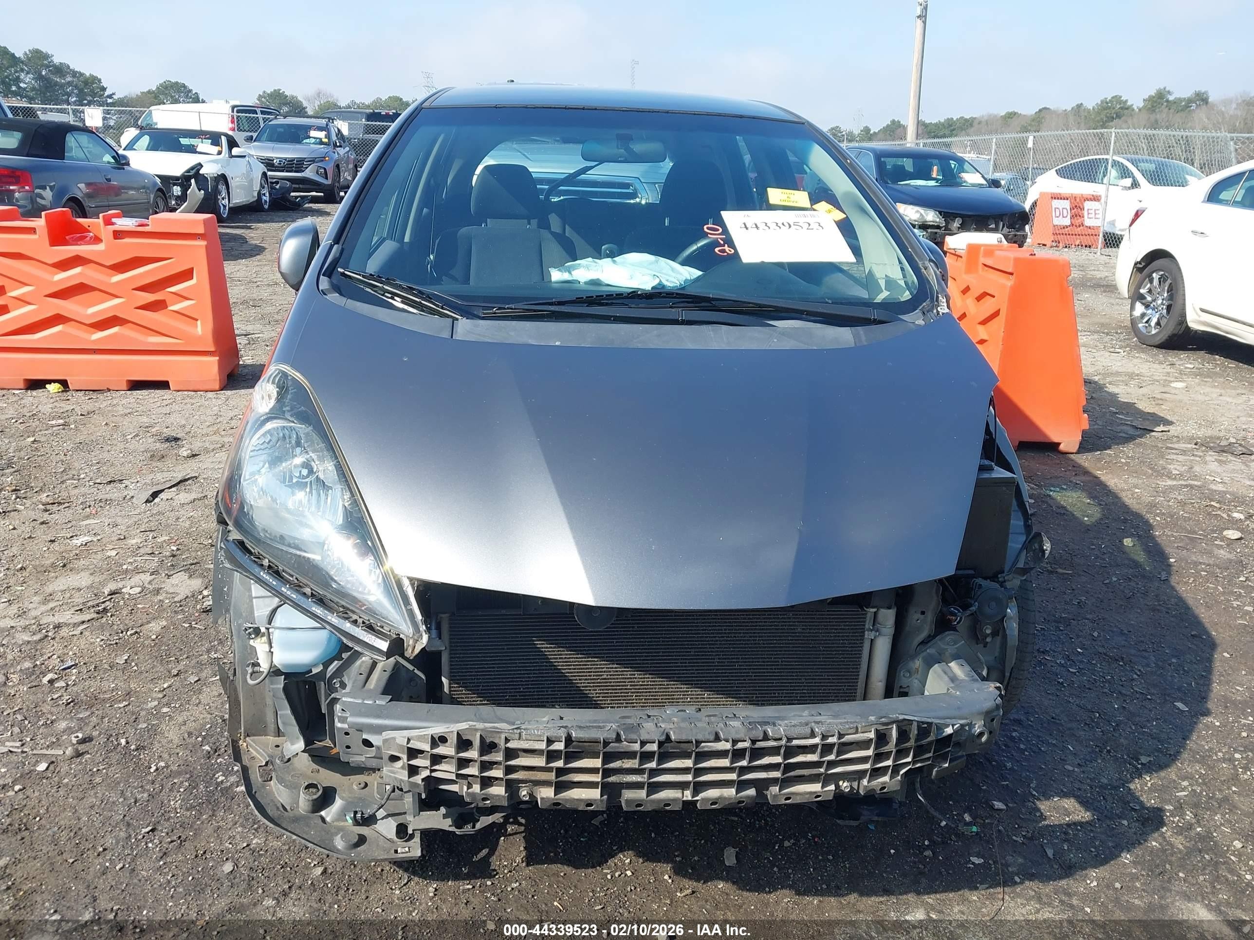 2012 Honda Fit Sport Gray vin: JHMGE8H55CC012452