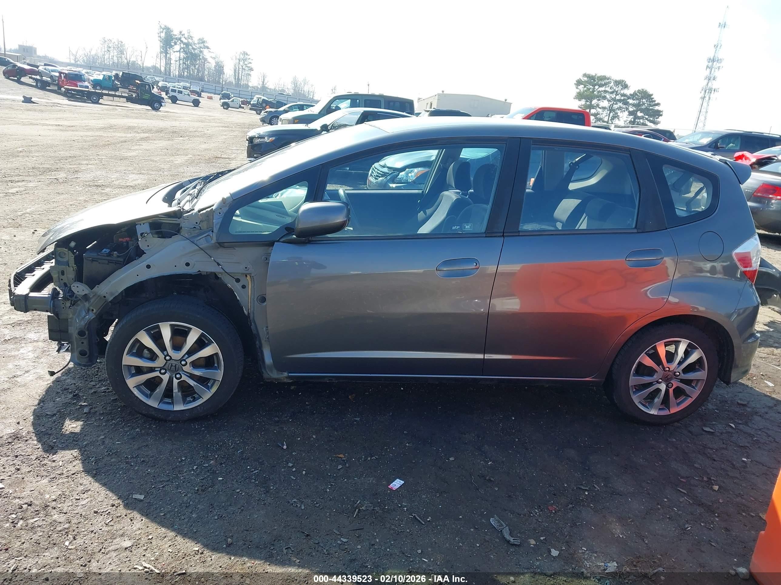 2012 Honda Fit Sport Gray vin: JHMGE8H55CC012452