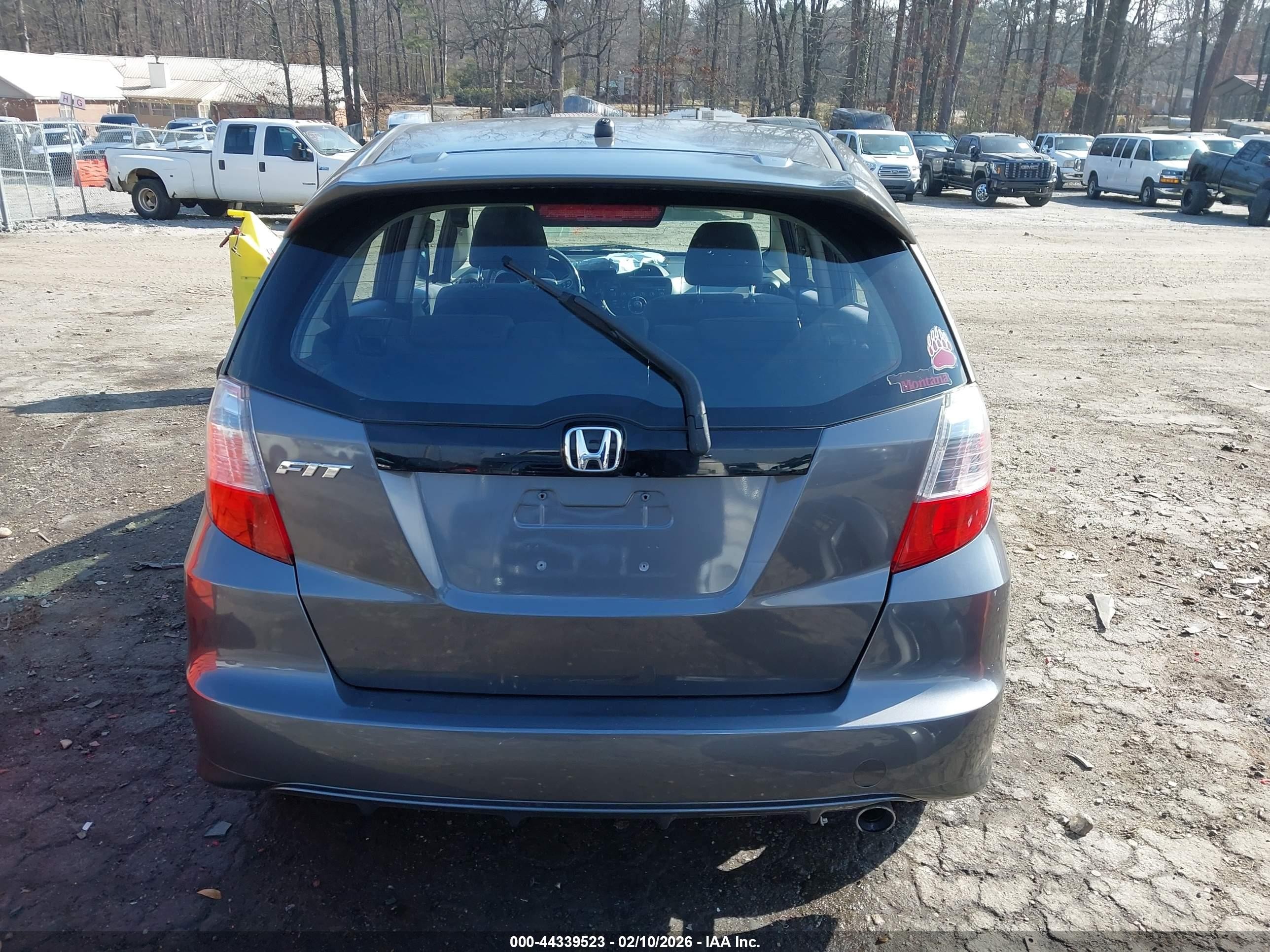 2012 Honda Fit Sport Gray vin: JHMGE8H55CC012452