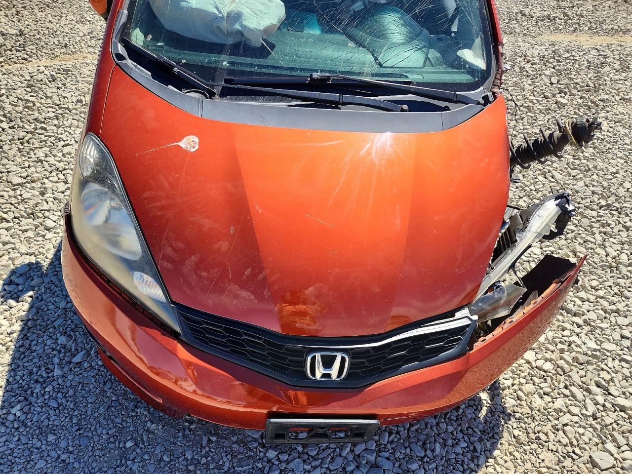 2012 Honda Fit Sport Orange vin: JHMGE8H55CC012628