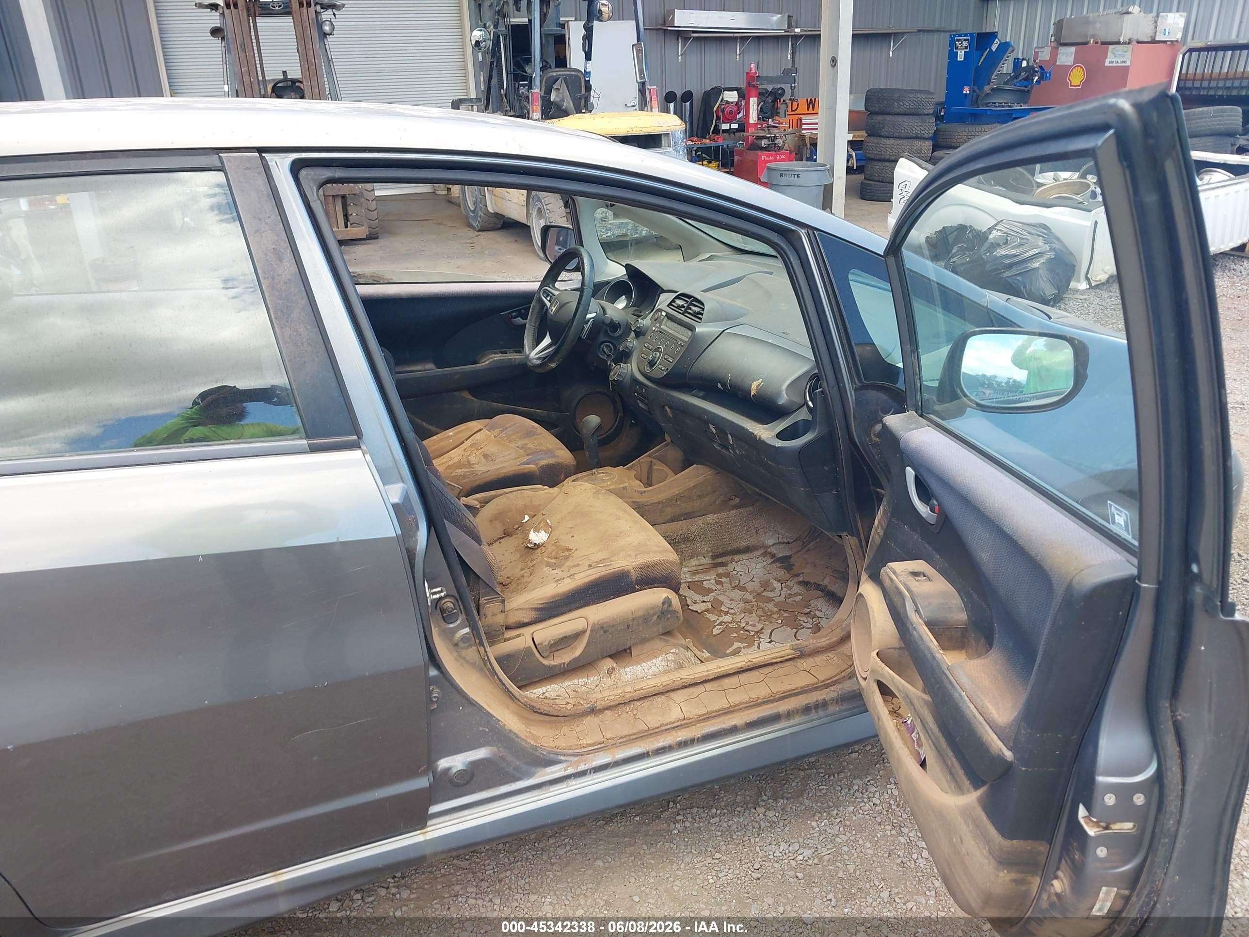 2012 Honda Fit Sport Серый vin: JHMGE8H55CC024519