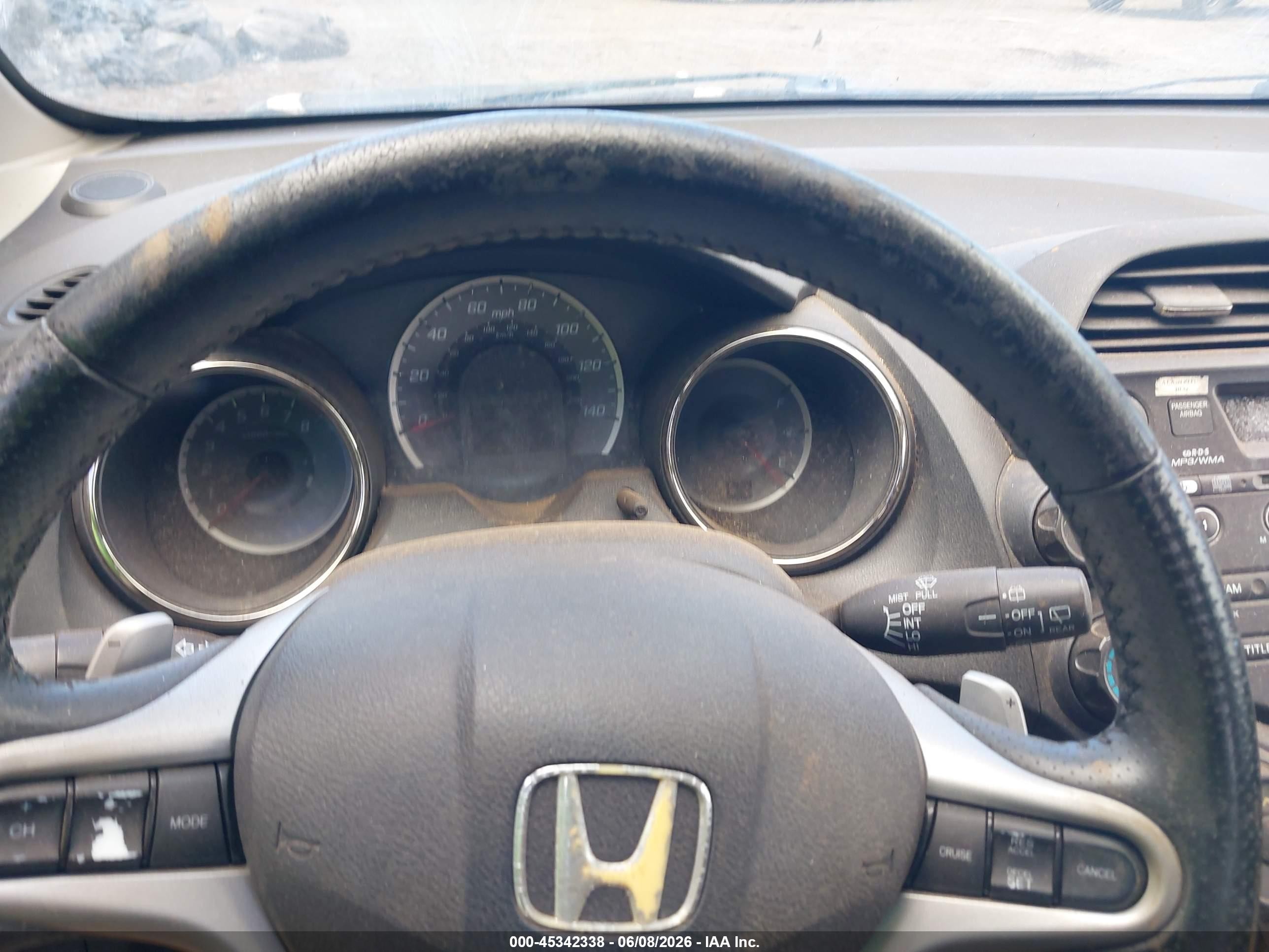 2012 Honda Fit Sport Серый vin: JHMGE8H55CC024519