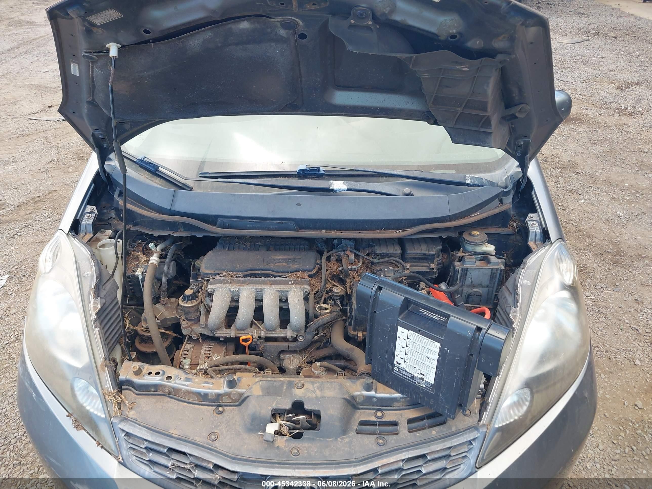 2012 Honda Fit Sport Серый vin: JHMGE8H55CC024519