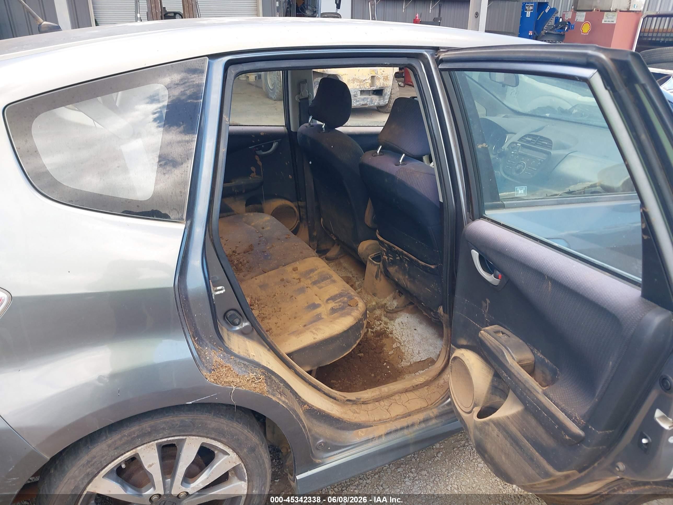 2012 Honda Fit Sport Серый vin: JHMGE8H55CC024519
