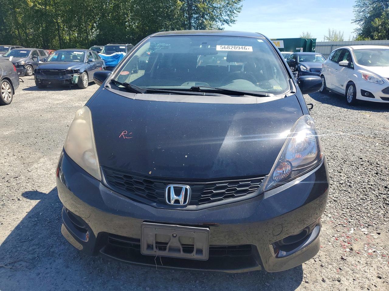 2013 Honda Fit Sport Black vin: JHMGE8H55DC007348