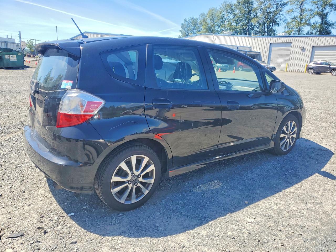 2013 Honda Fit Sport Black vin: JHMGE8H55DC007348