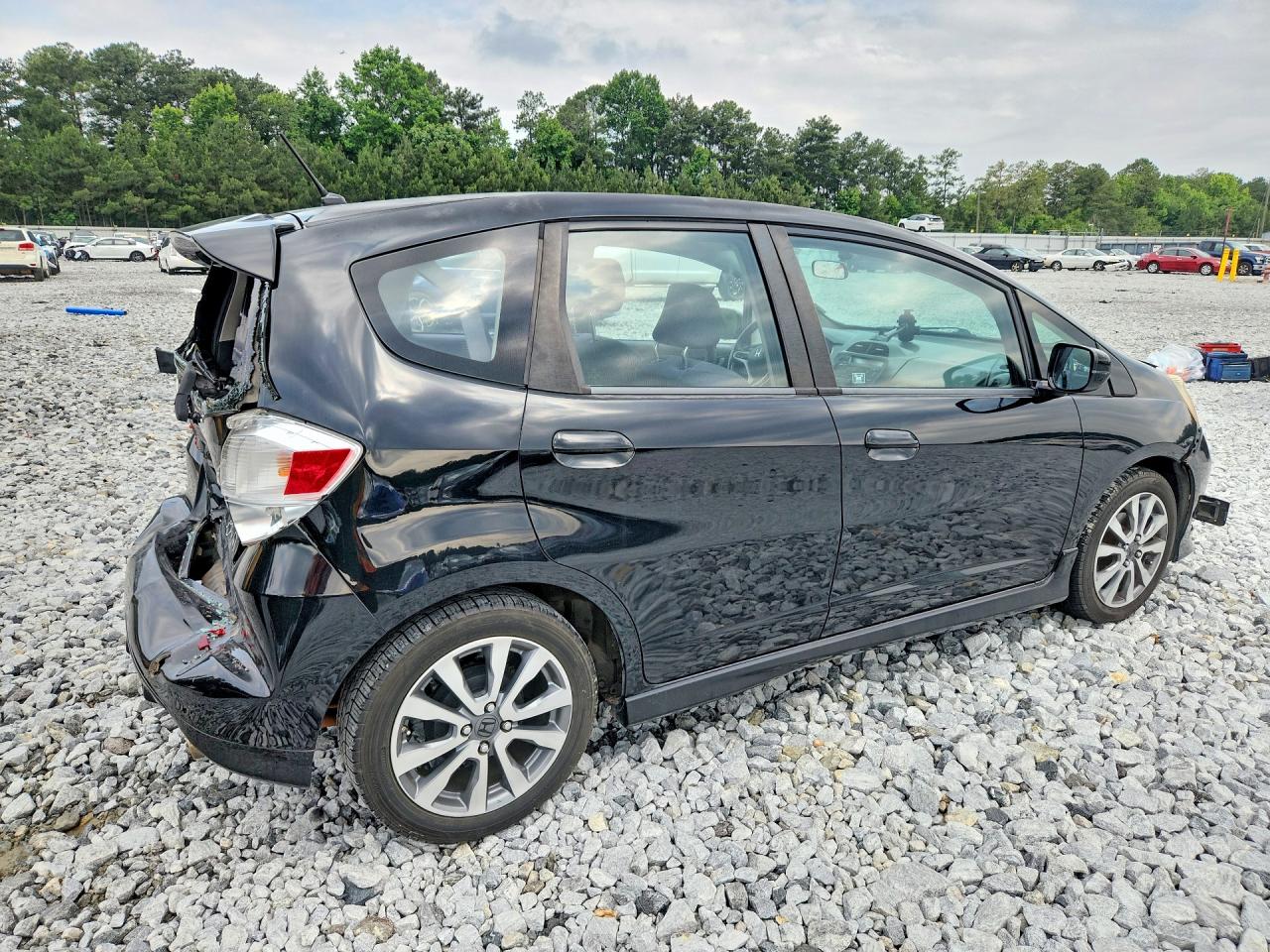 2013 Honda Fit Sport Black vin: JHMGE8H55DC007379