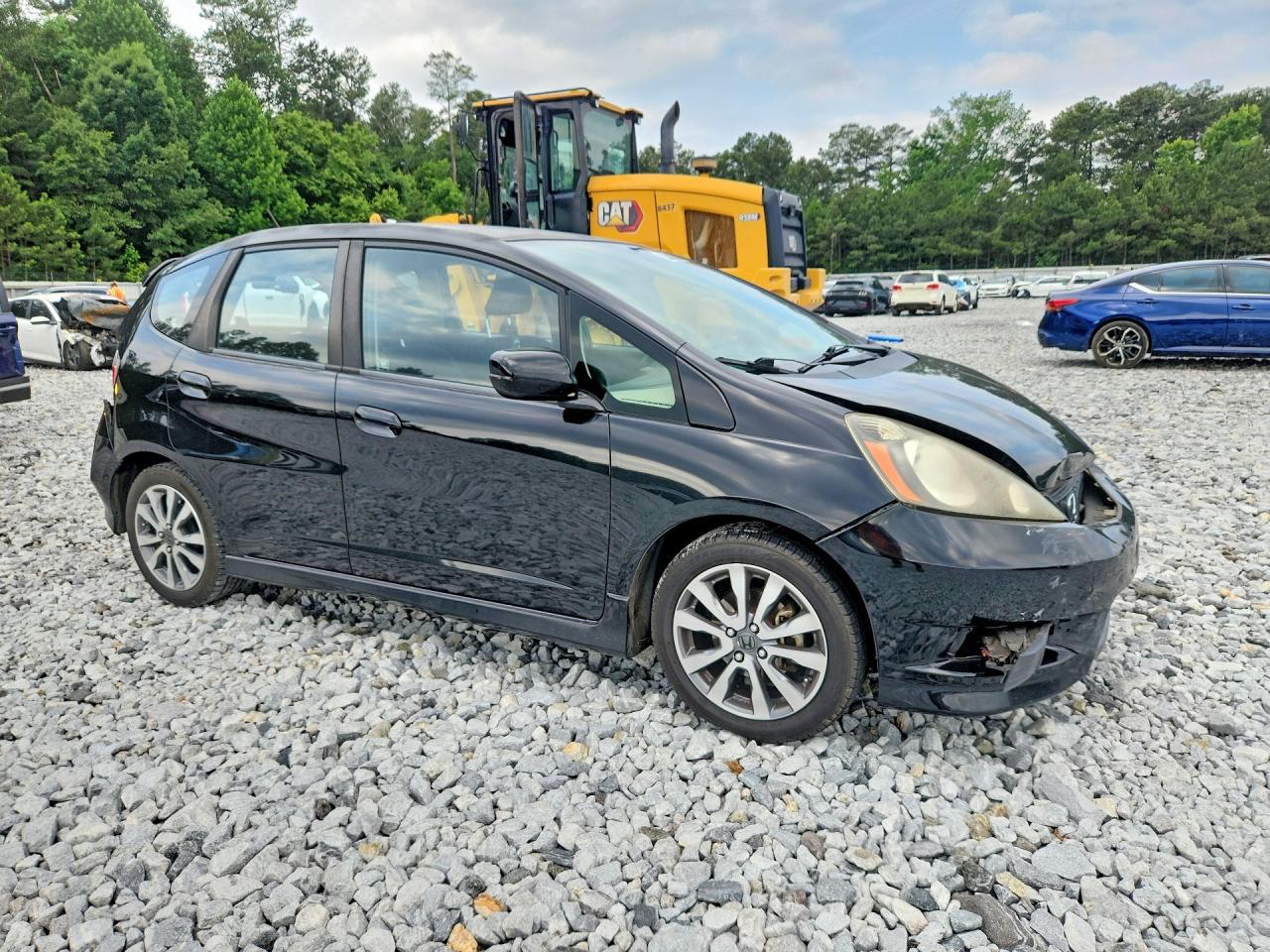 2013 Honda Fit Sport Black vin: JHMGE8H55DC007379
