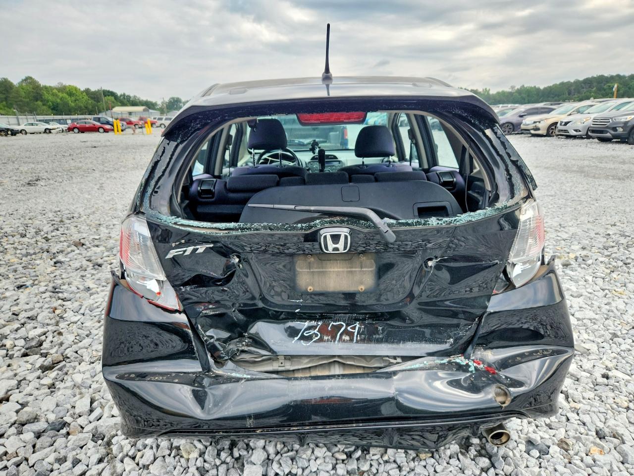 2013 Honda Fit Sport Black vin: JHMGE8H55DC007379