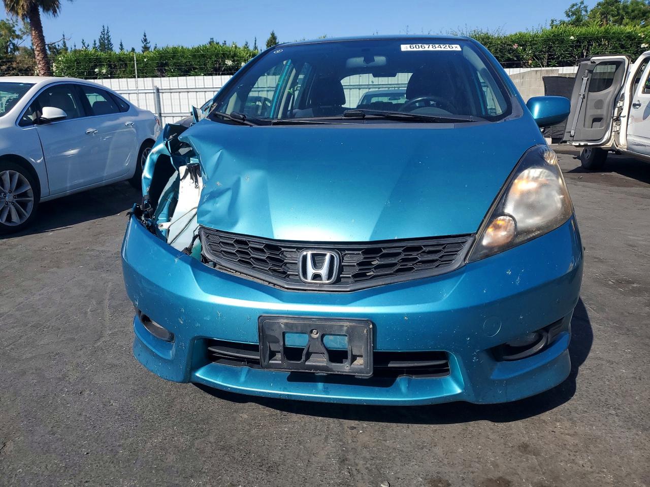 2013 Honda Fit Sport Turquoise vin: JHMGE8H55DC015353